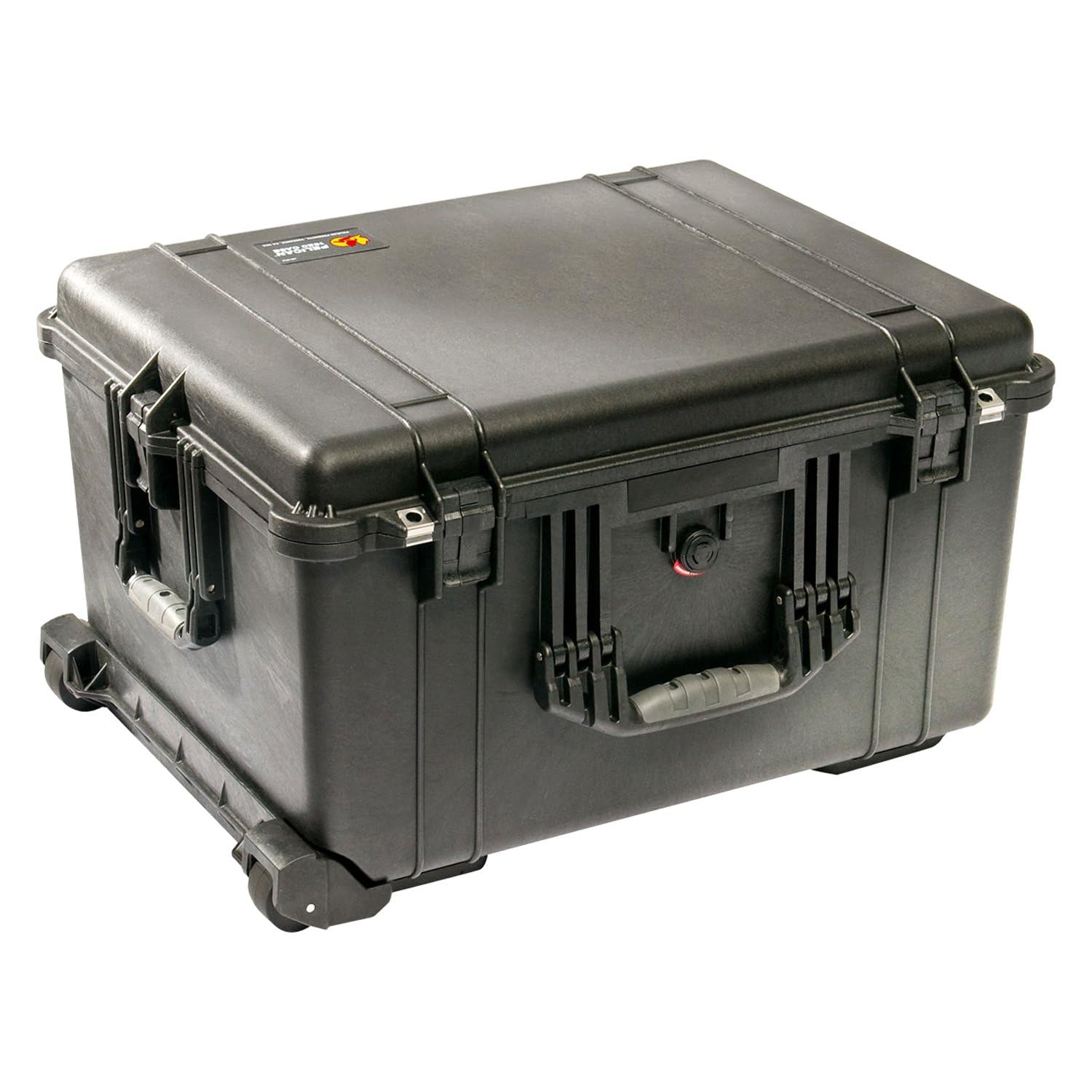 1620 HARD CASE BLACK WITH FOAM  W/WHEELS 21.48X16.42X12.54