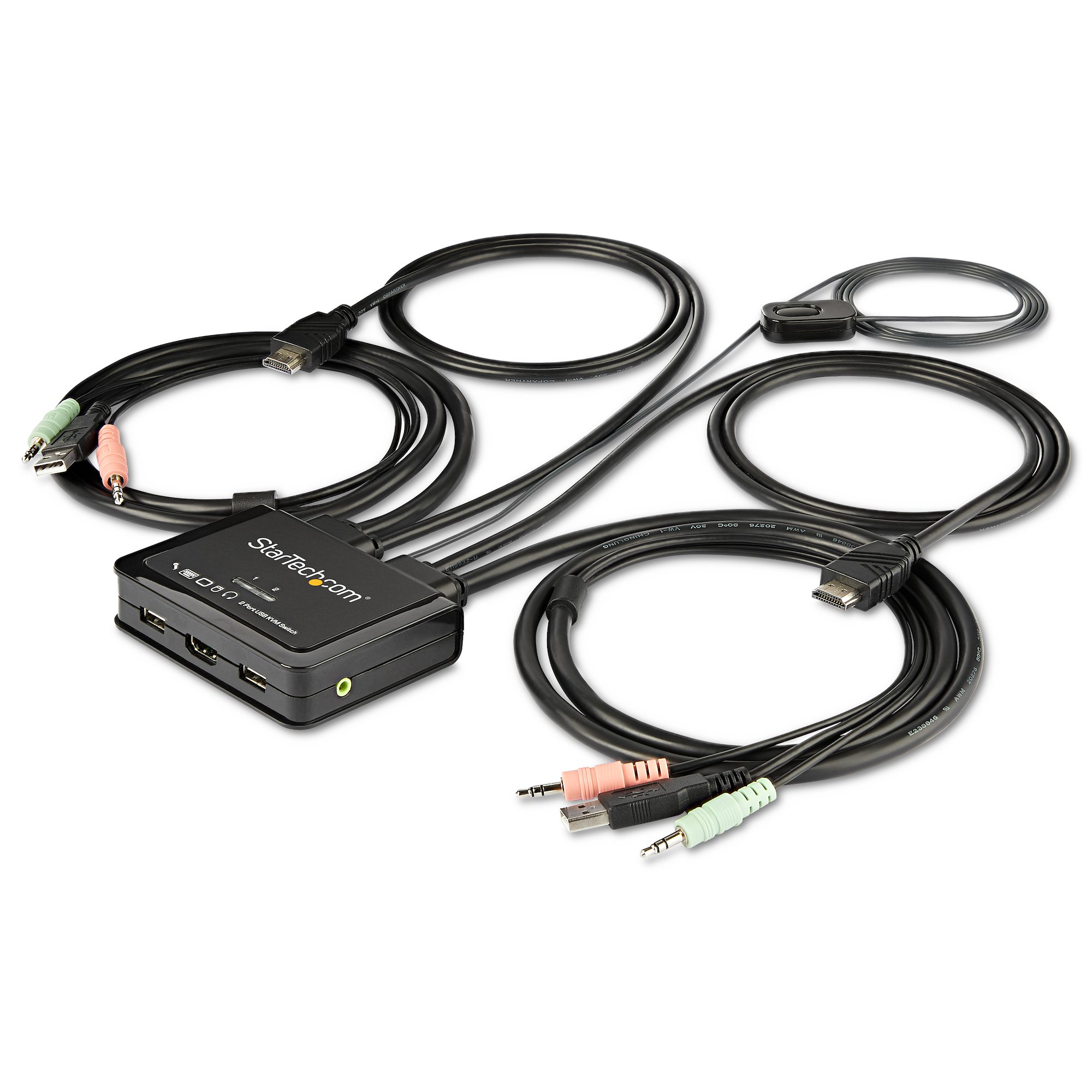 2 PORT 4K HDMI KVM SWITCH CABLE 2 PORT HDMI KVM SWITCH CABLE
