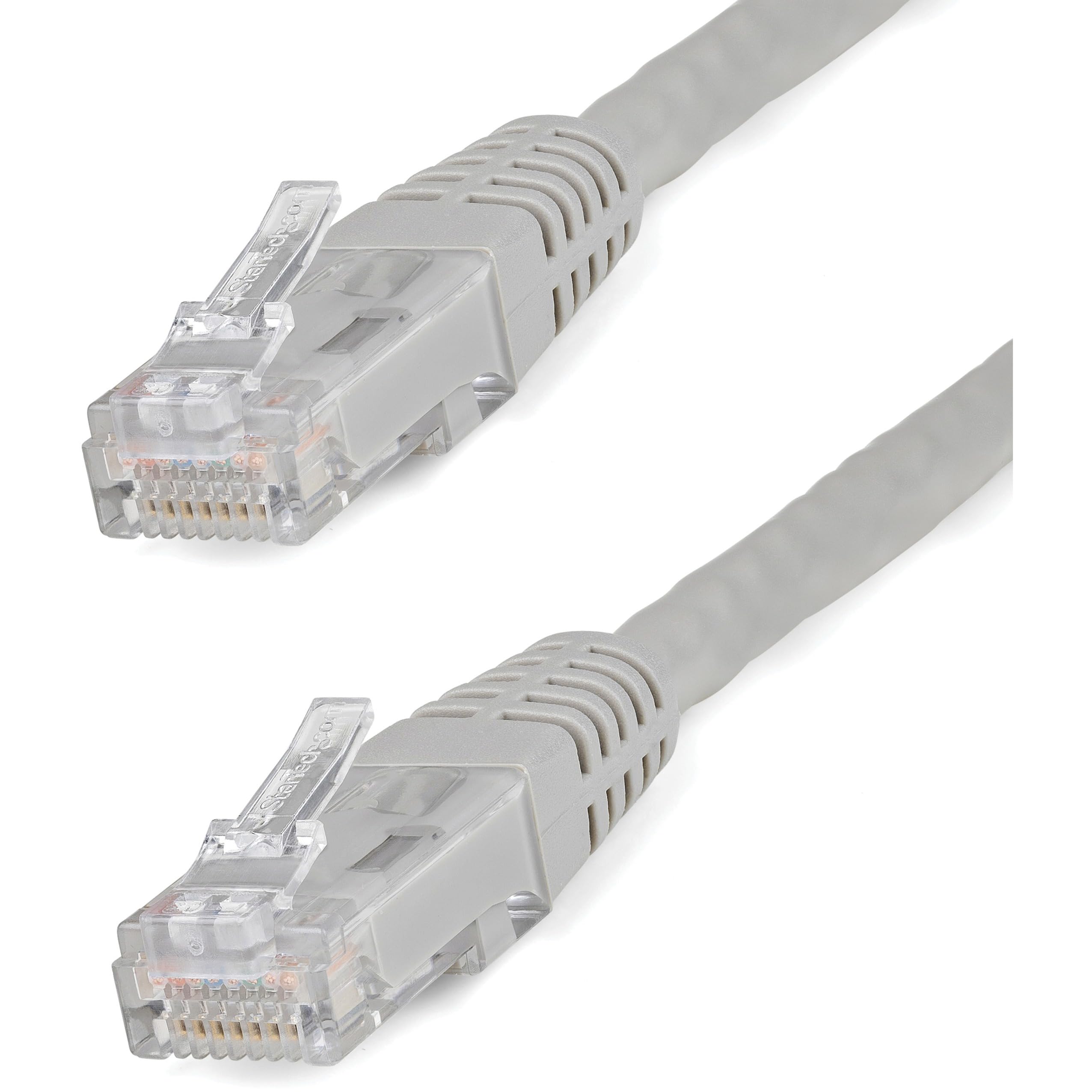 25FT GRAY CAT6 ETHERNET CABLE   RJ45 UTP PATCH CABLE GIGABIT LAN