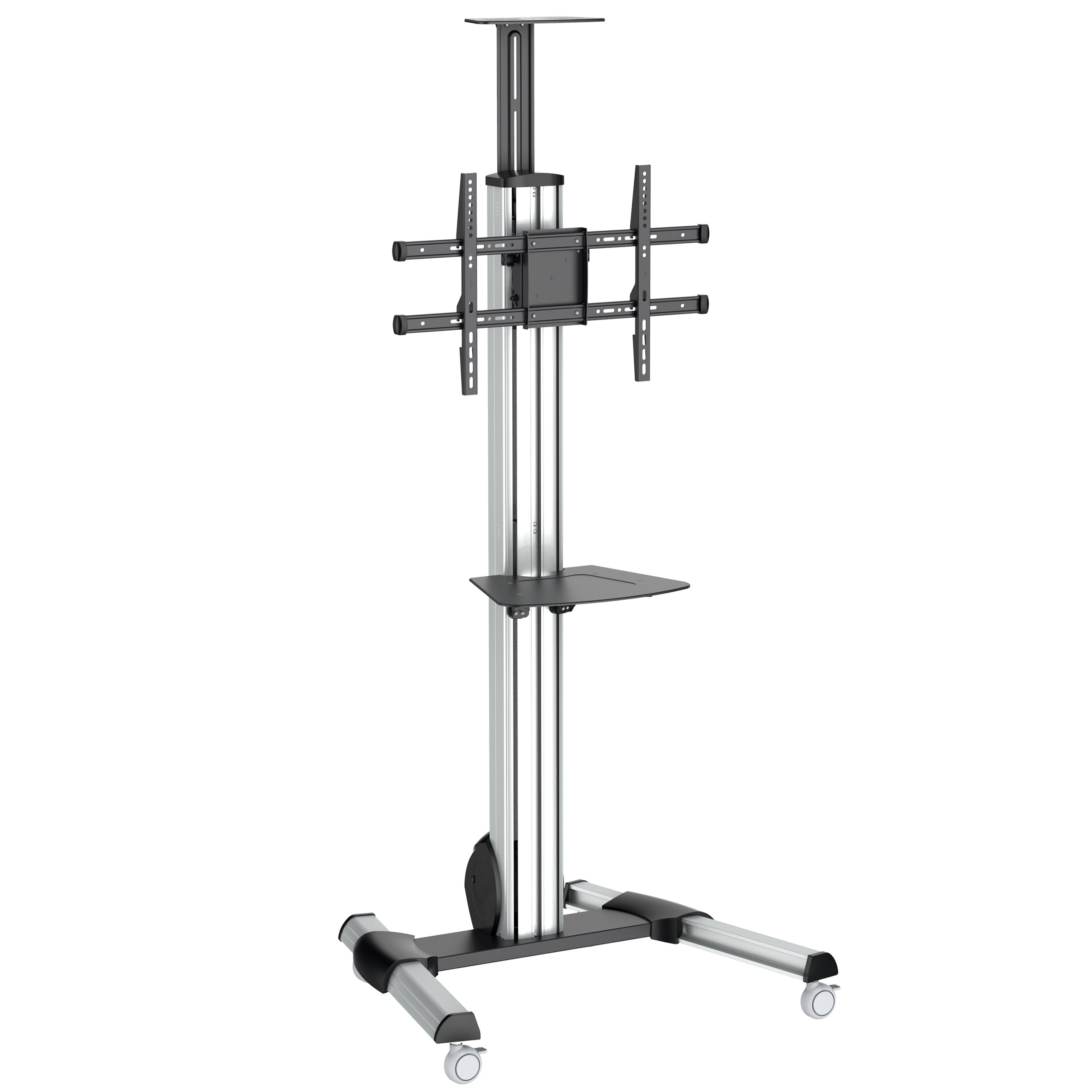 TV CART MOBILE DISPLAY STAND    MOBILE VESA MONITOR SCREEN MOUNT