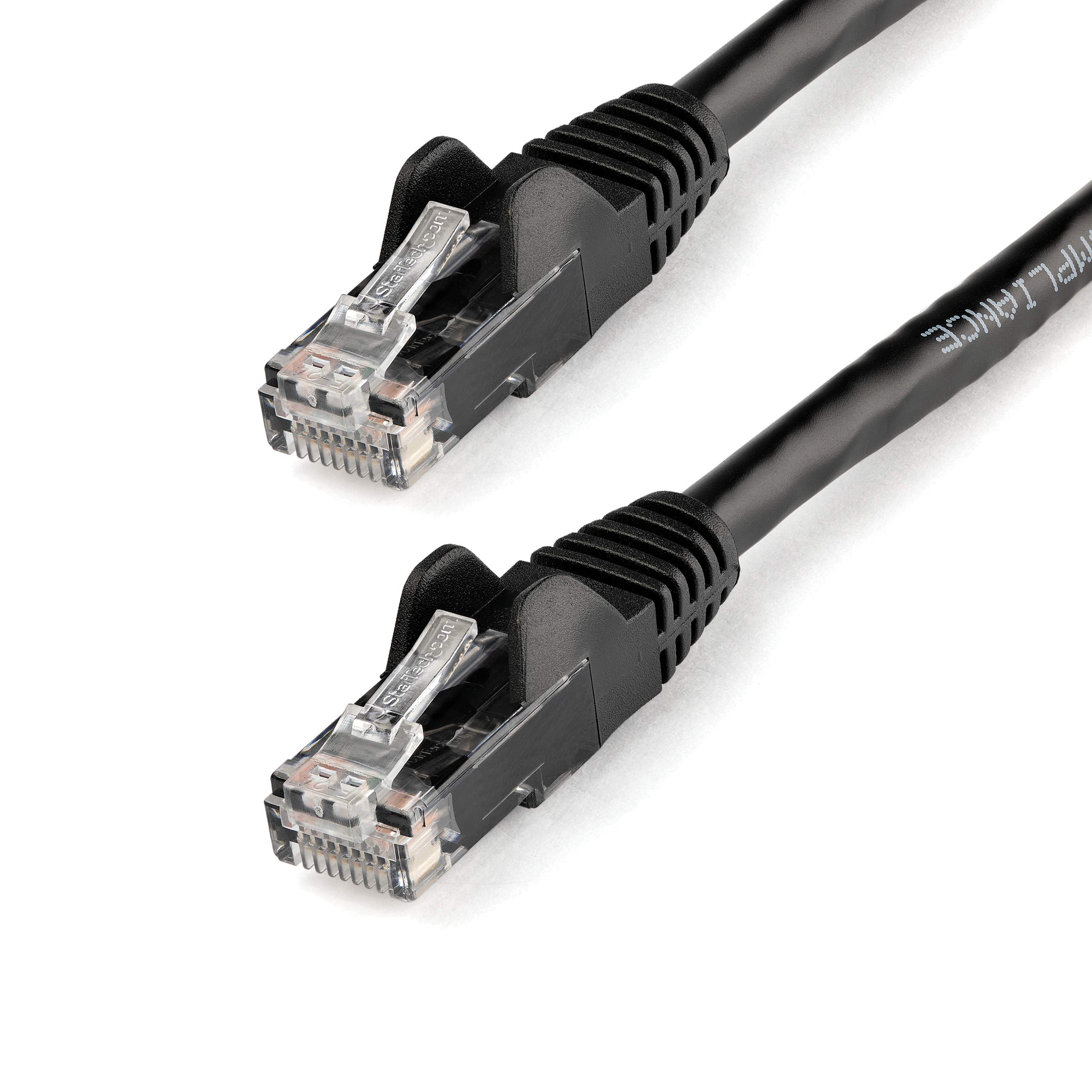 1FT BLACK CAT6 ETHERNET CABLE   SNAGLESS RJ45 UTP PATCH CABLE CORD