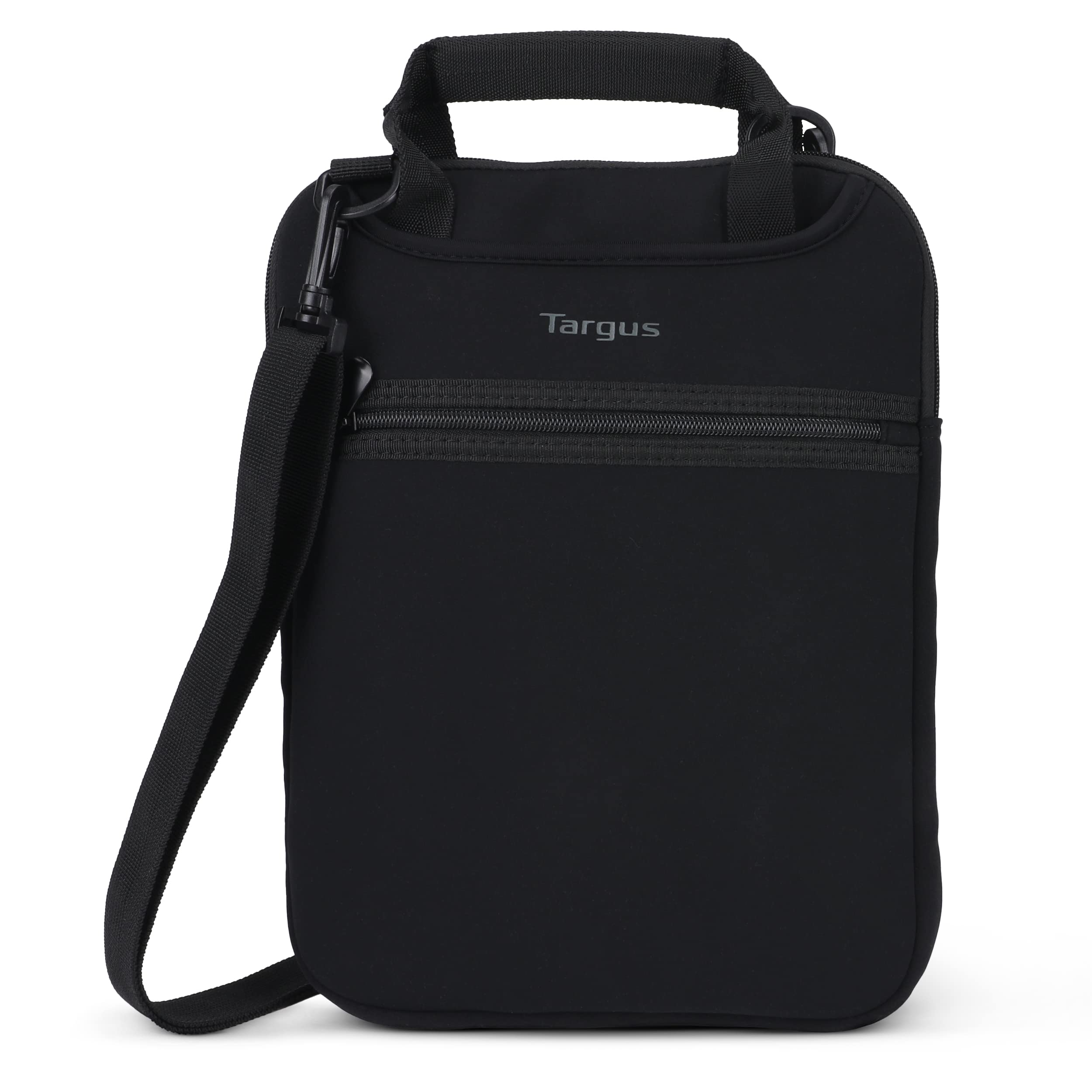VERTICAL SLIPCASE WITH HIDEAWAY HANDLES FOR NOTEBOOK BLACK 12IN