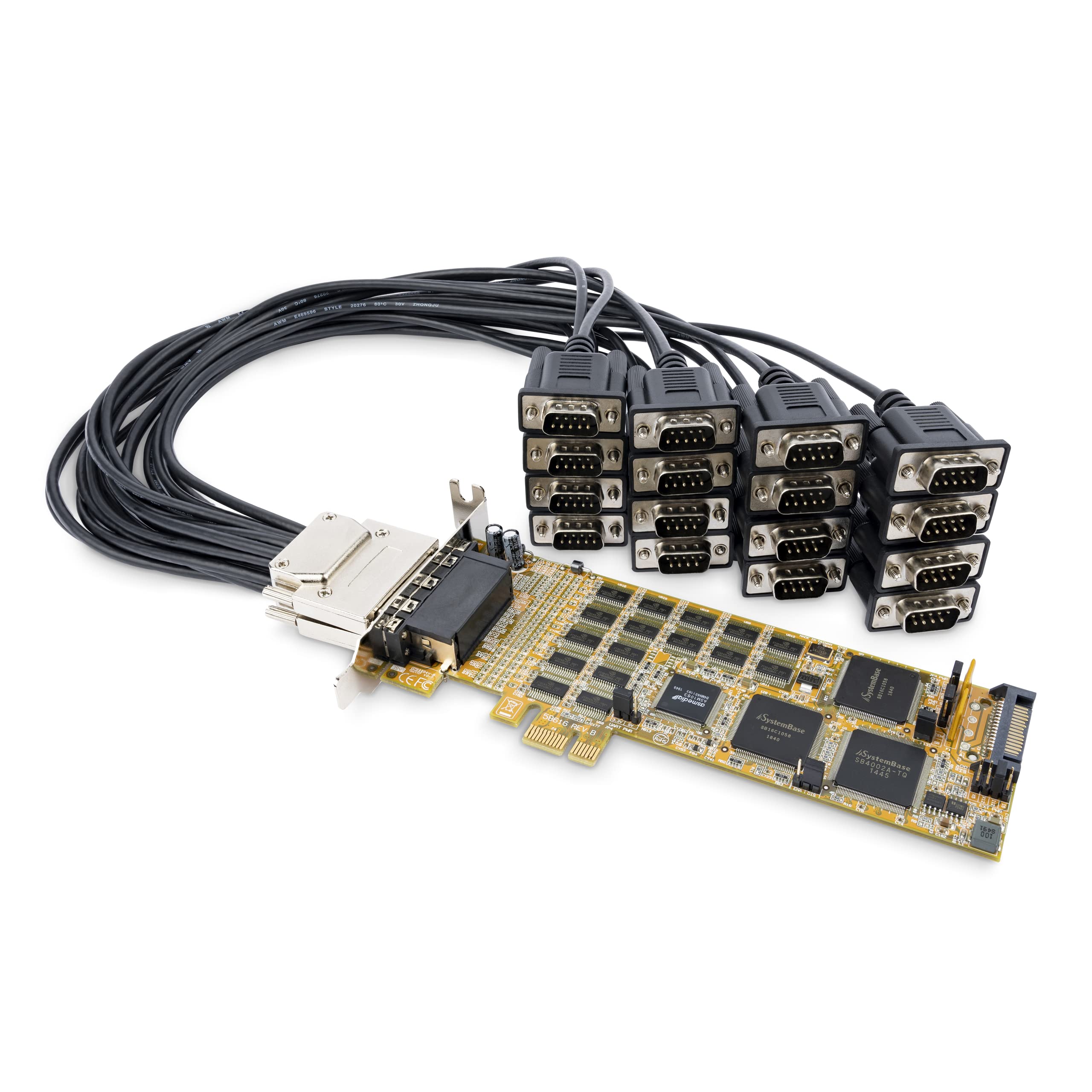 ADD 16 RS232 SERIAL PORTS (DB9) TO YOUR LOW OR FULL-PROFILE COMPUTER, THROUGH A