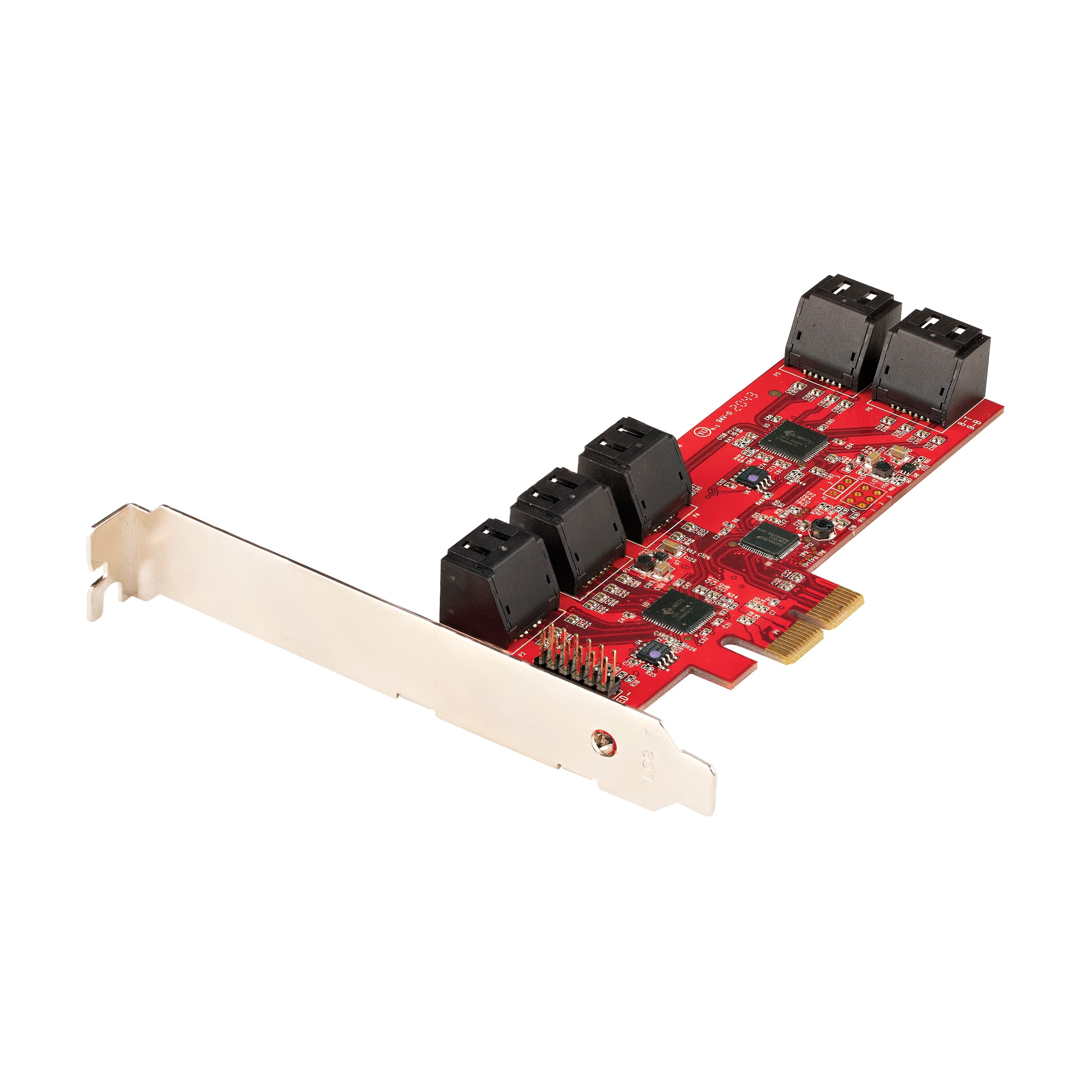 SATA III 6GBPS PCIE 2.0 X2 CARD - SATA EXPANSION ADAPTER CARD - 10-PORT SATA TO