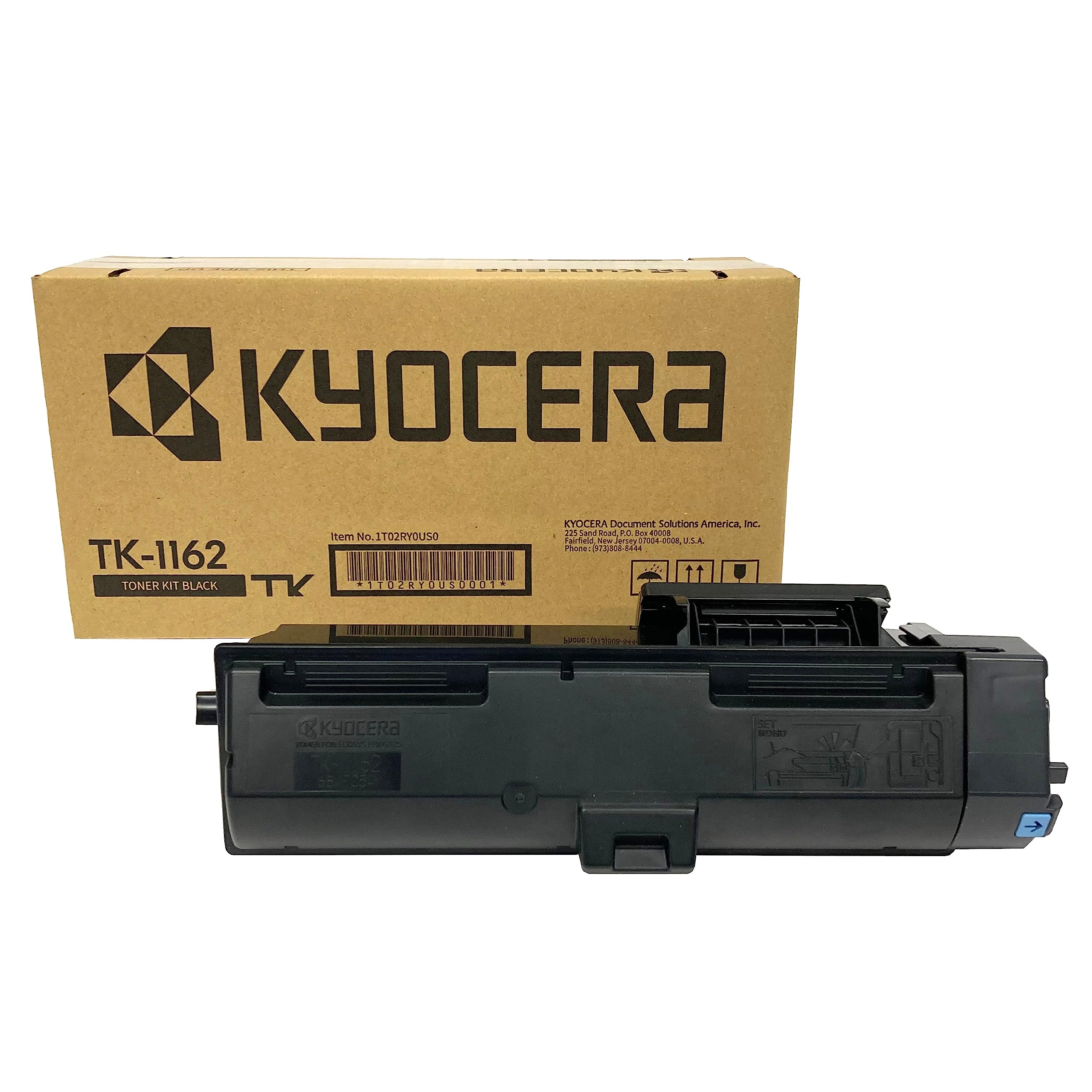 KYOCERA TK-1162 BLACK TONER CARTRIDGE FOR USE IN ECOSYS P2040DW ESTIMATED YIELD