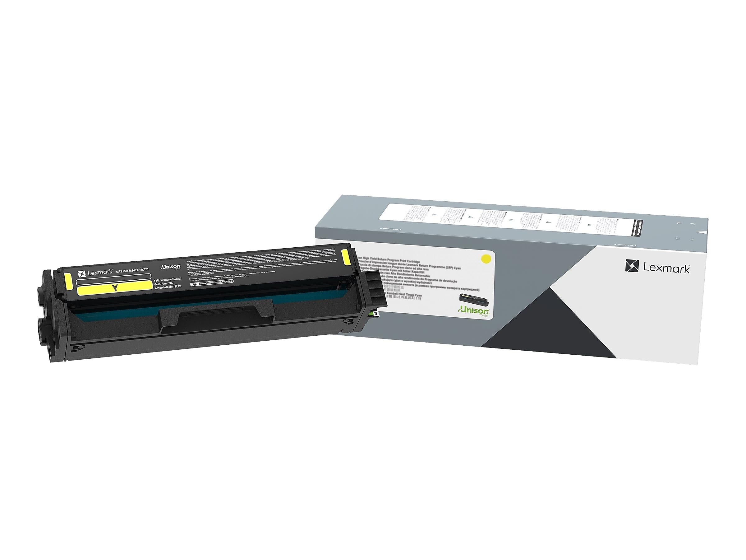 LEXMARK C320040 YELLOW PRINT CARTRIDGE FOR USE IN C/MC3224 ESTIMATED YIELD 1.5K