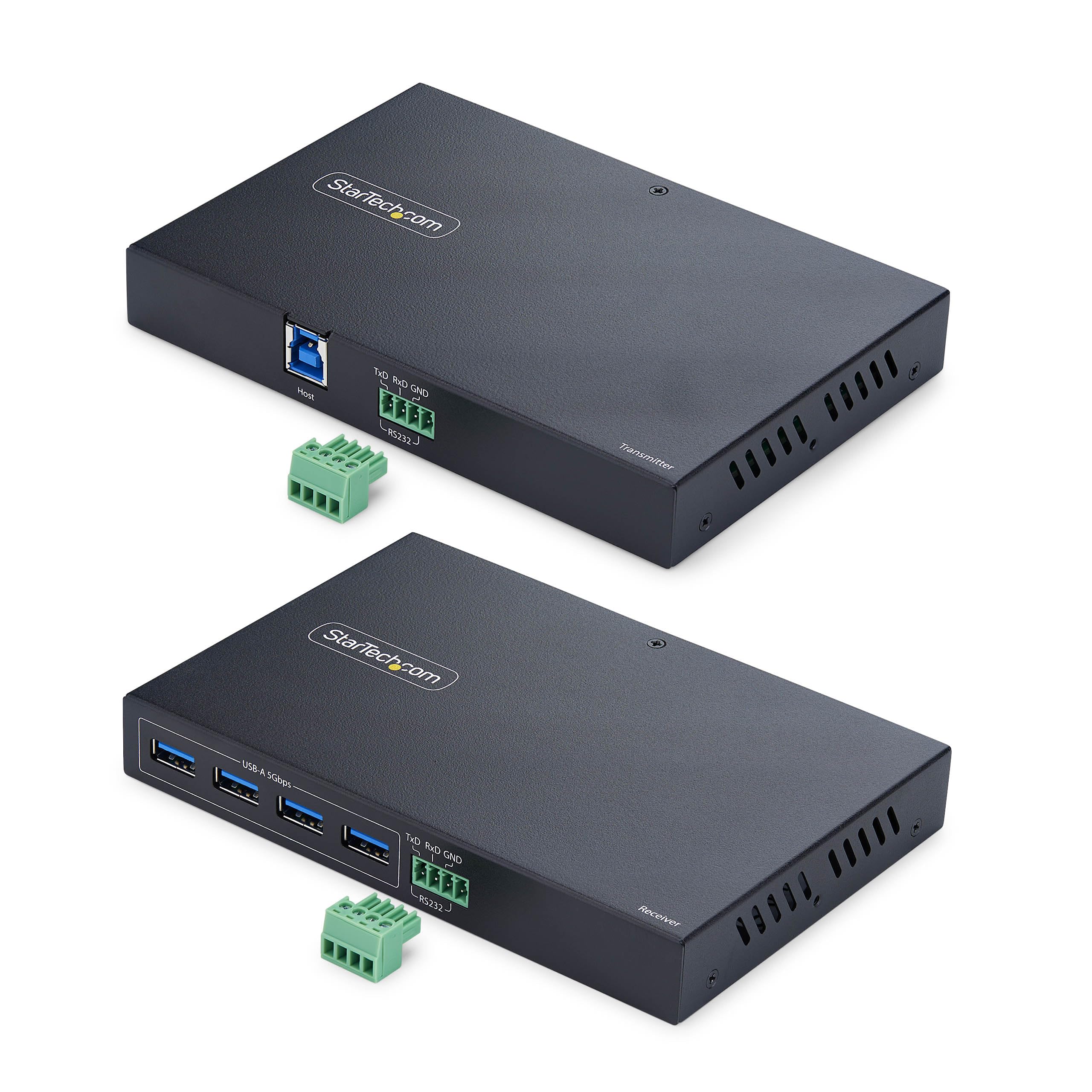 USB EXTENDER KIT CONNECTS 1X USB 2.0 DEVICE UP TO 165FT/50M OVER CAT5E/CAT6 ETHE