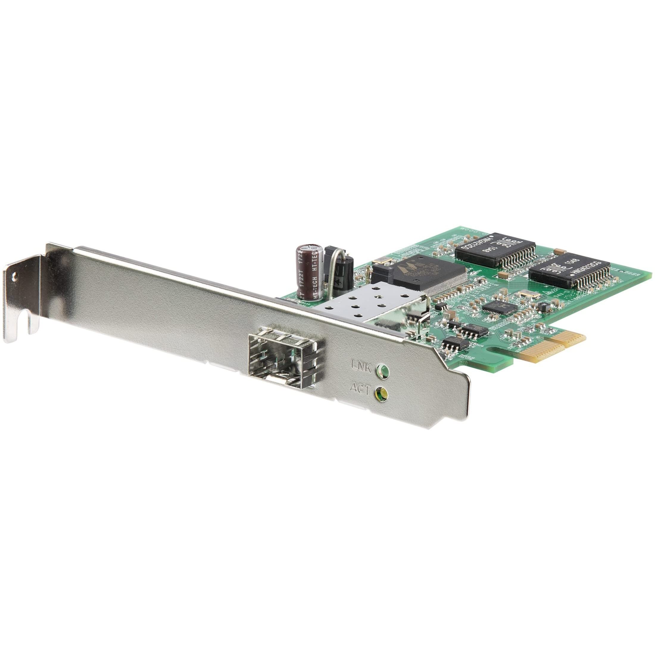 CONNECT A PCI EXPRESS-BASED DESKTOP OR RACKMOUNT PC DIRECTLY TO A FIBER OPTIC NE