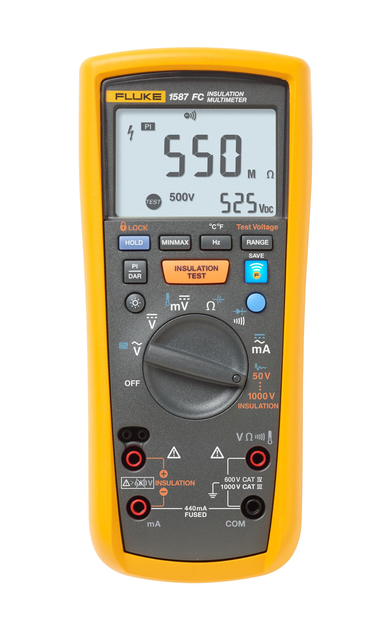 2-IN-1 INSULATION MULTIMETER    METER PROBE 2X TEST TEADS 2X ALIGAT
