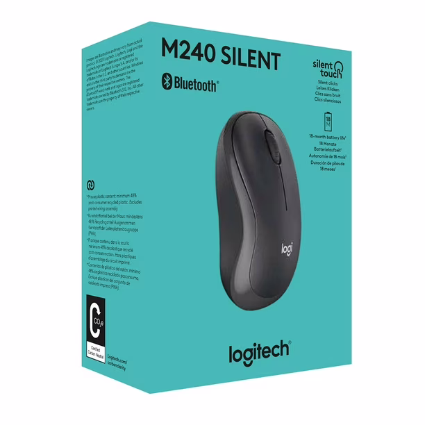M240 SILENT MOUSE GRAPHITE      BLUETOOTH