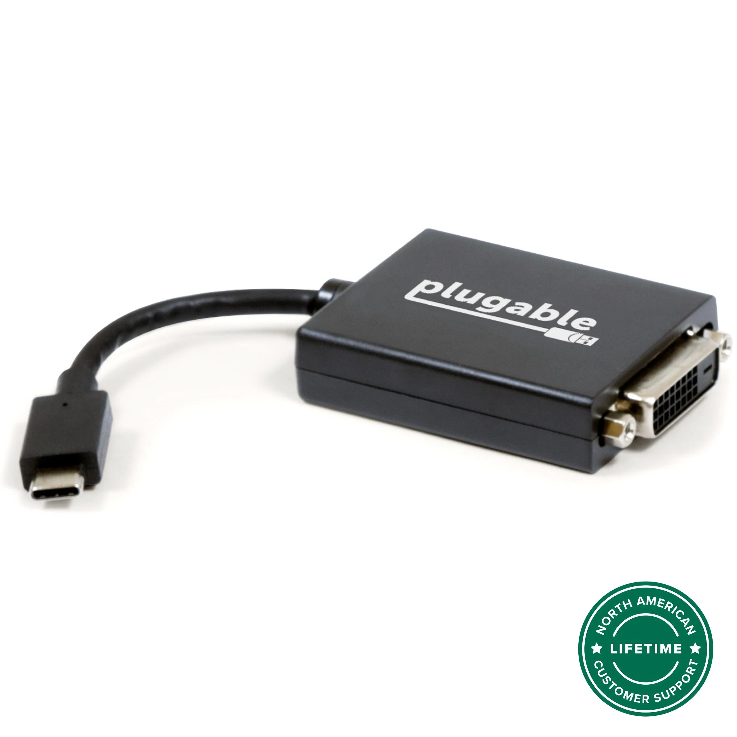PLUGABLE USBC-DVI USB C TO DVI  ADAPTER