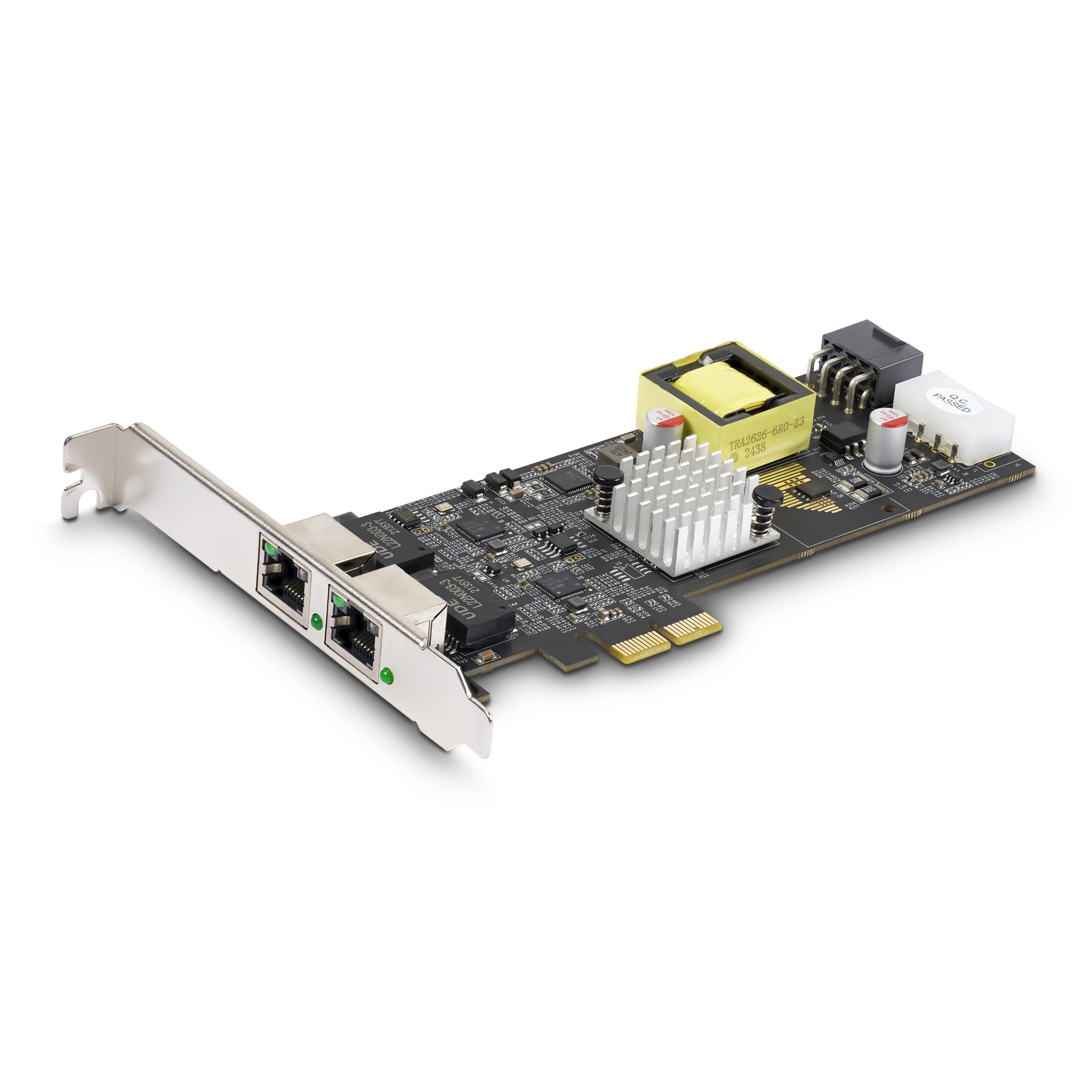 2-PORT 2.5GBPS NBASE-T POE NETWORK CARD, DUAL INTEL I225-V, 802.3AF/AT POE+ MULT