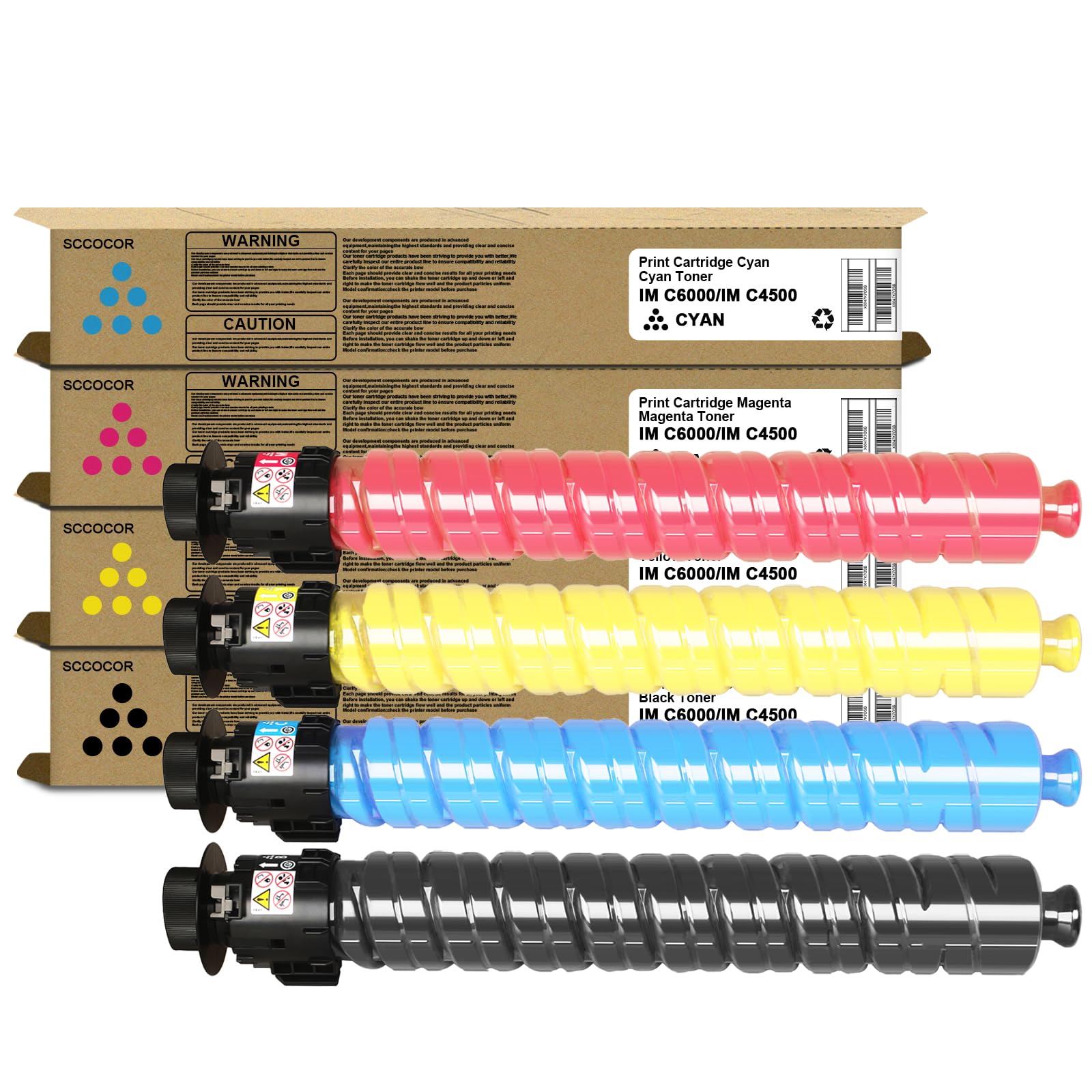RICOH YELLOW TONER FOR USE IN IMC4500 IMC6000 ESTIMATED YIELD 22,500 PAGES