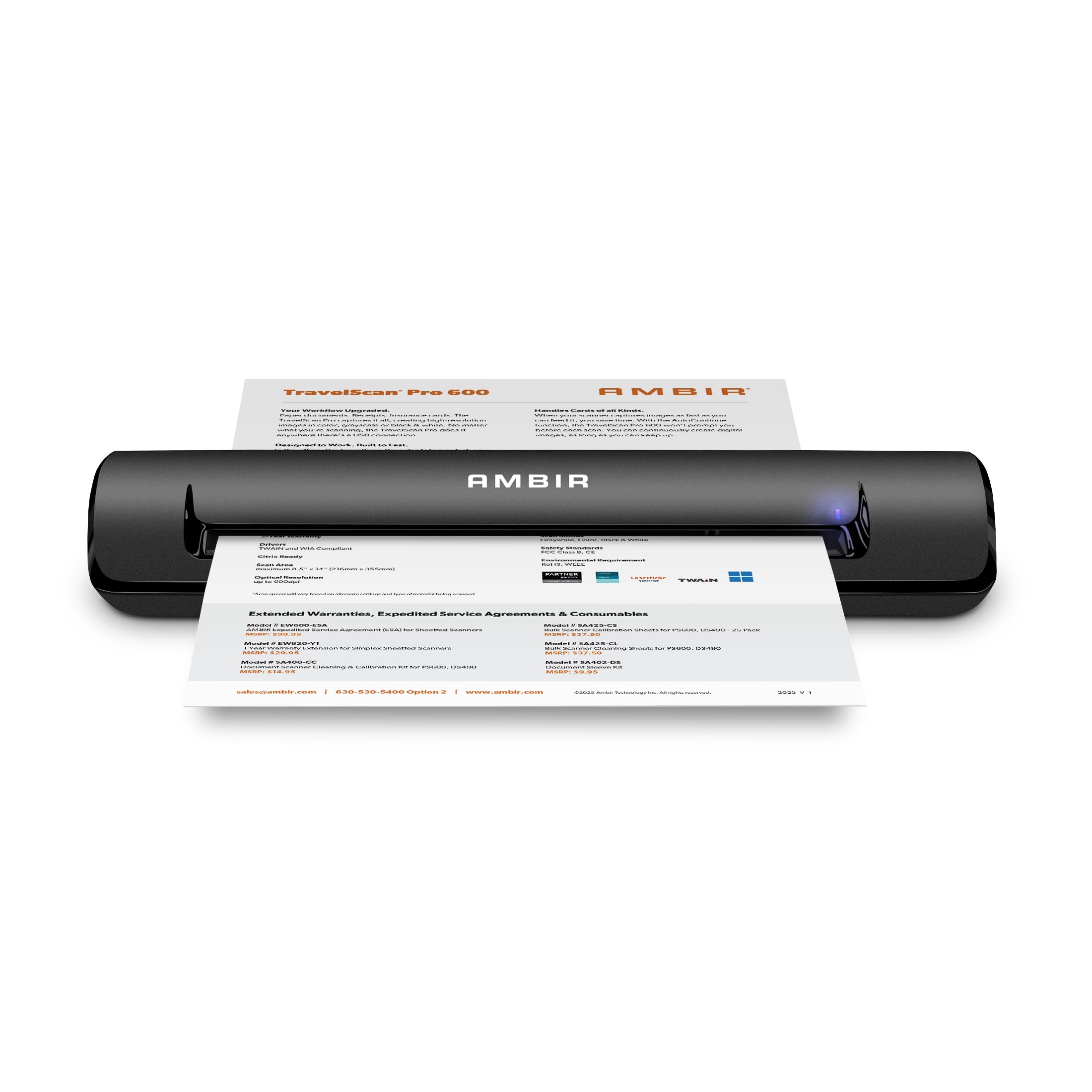 THE NEWLY DESIGNED TRAVELSCAN PRO DELIVERS VERSATILE SIMPLEX SCANNING SOLUTIONS