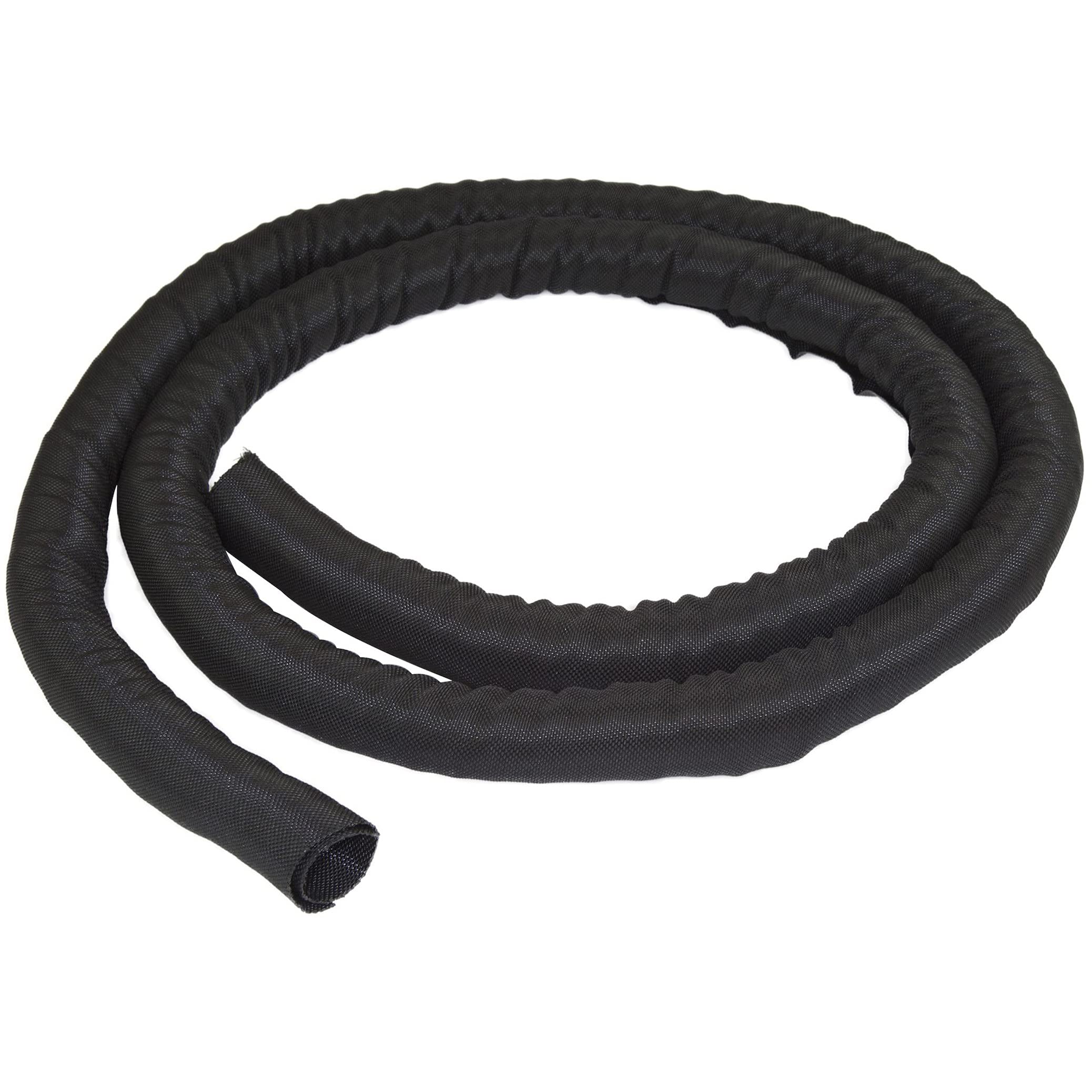 6.5FT CABLE MANAGEMENT SLEEVE   TRIMMABLE CORD / WIRE ORGANIZER