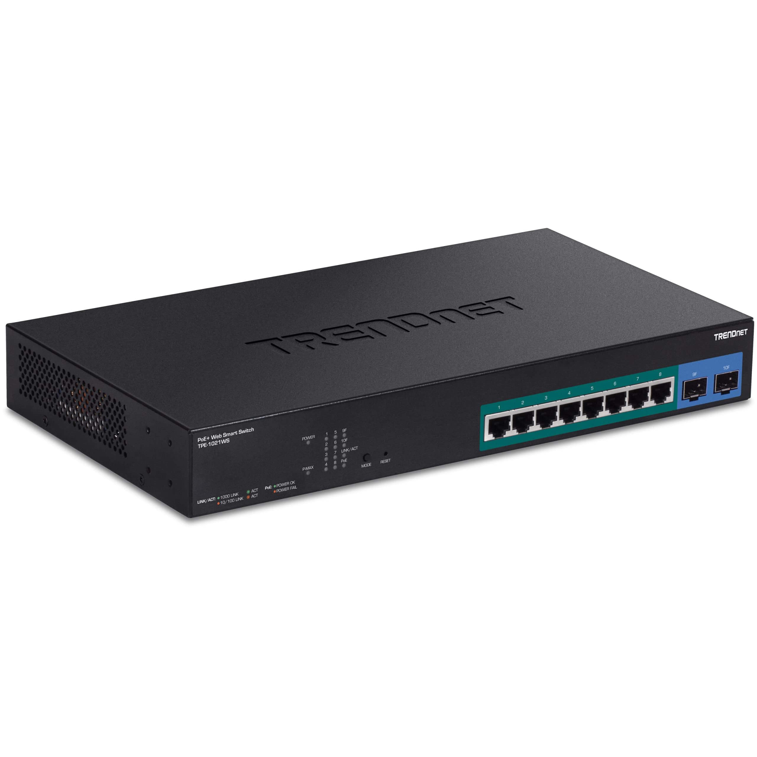 10-PORT GIGABIT WEB SMART POE+ SWITCH