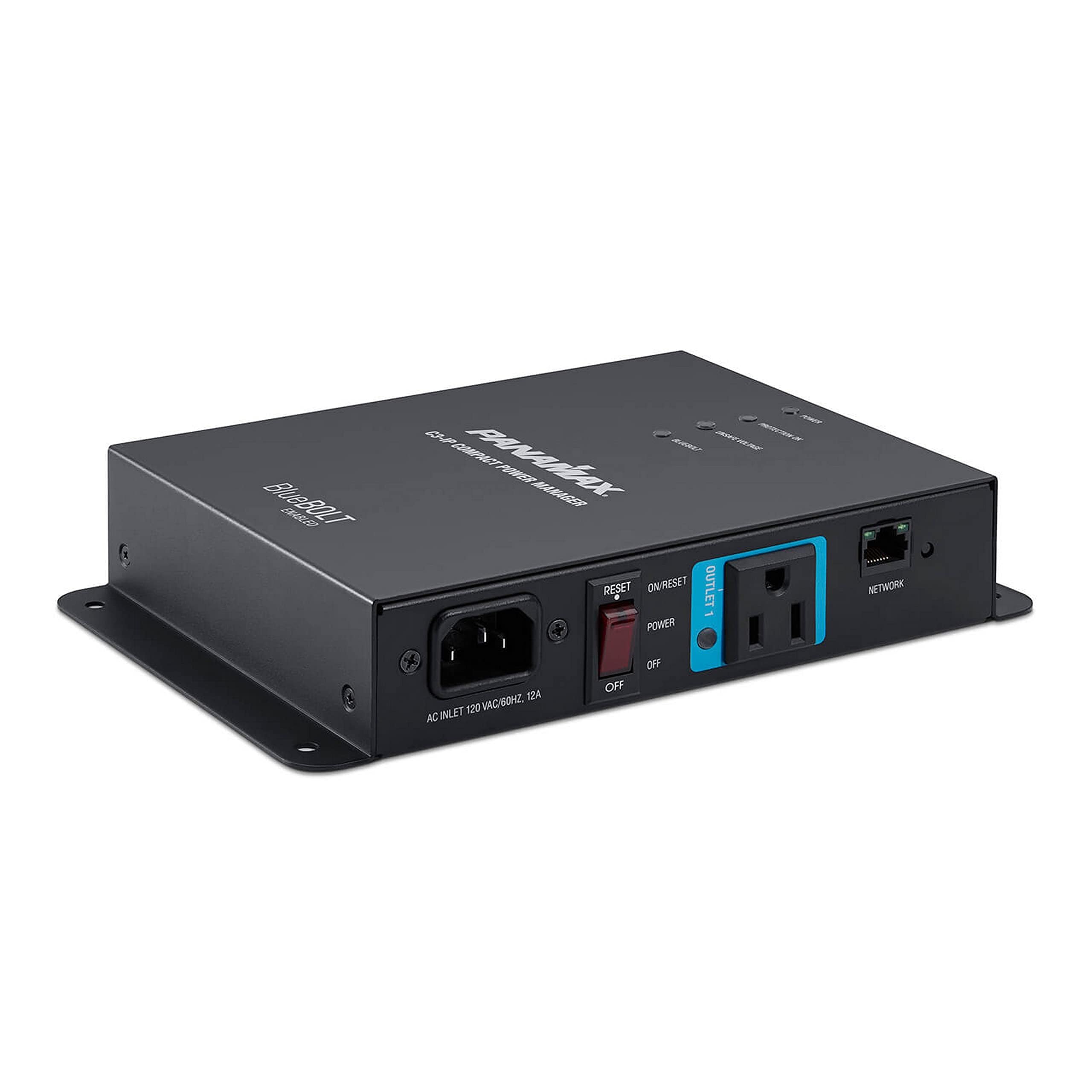 THE C3-IP IS A 15A, 3 INDIVIDUALLY CONTROLLABLE BLUEBOLT OUTLETS WITH SURGE, FIL