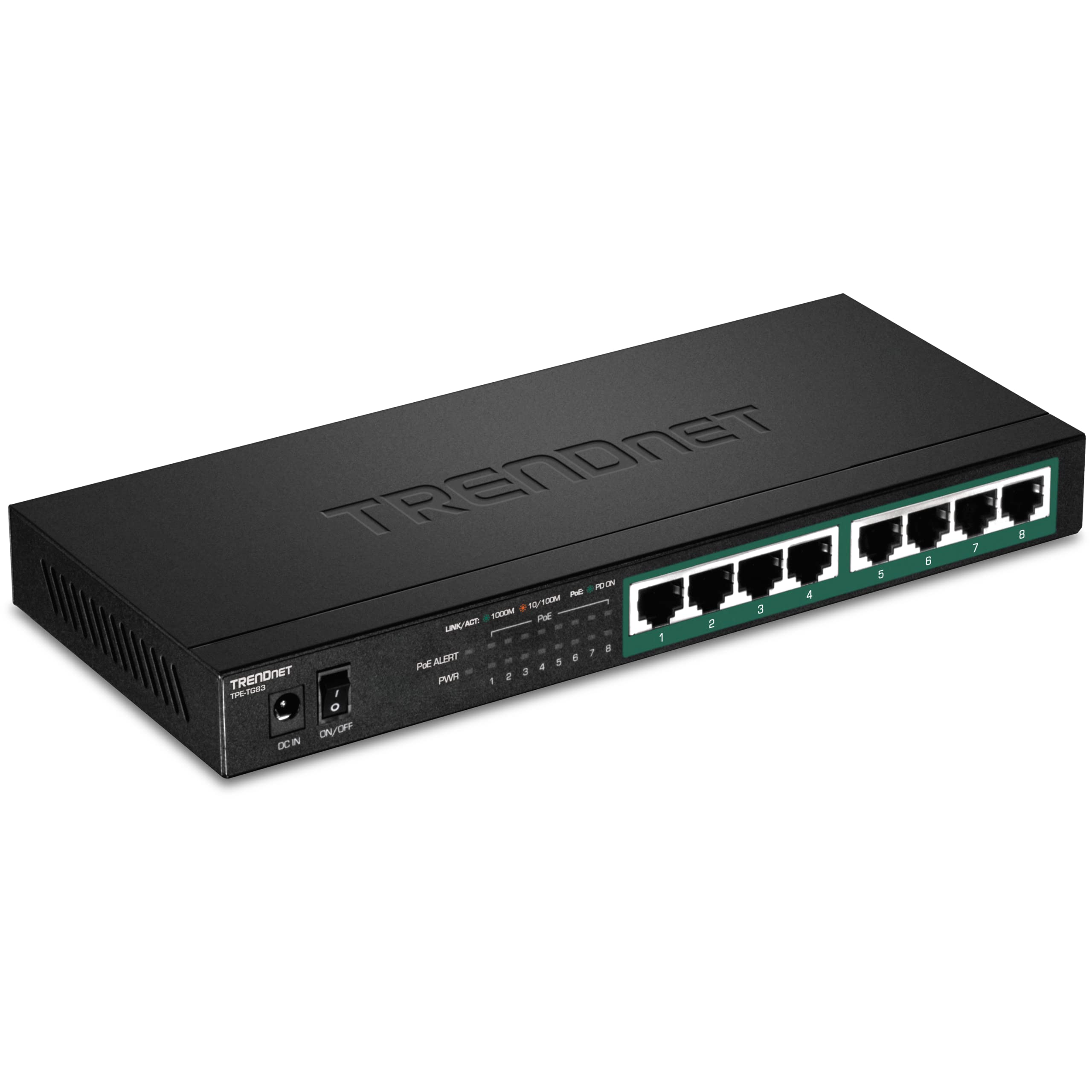 8-PORT GIGABIT POE+ SWITCH (65W)