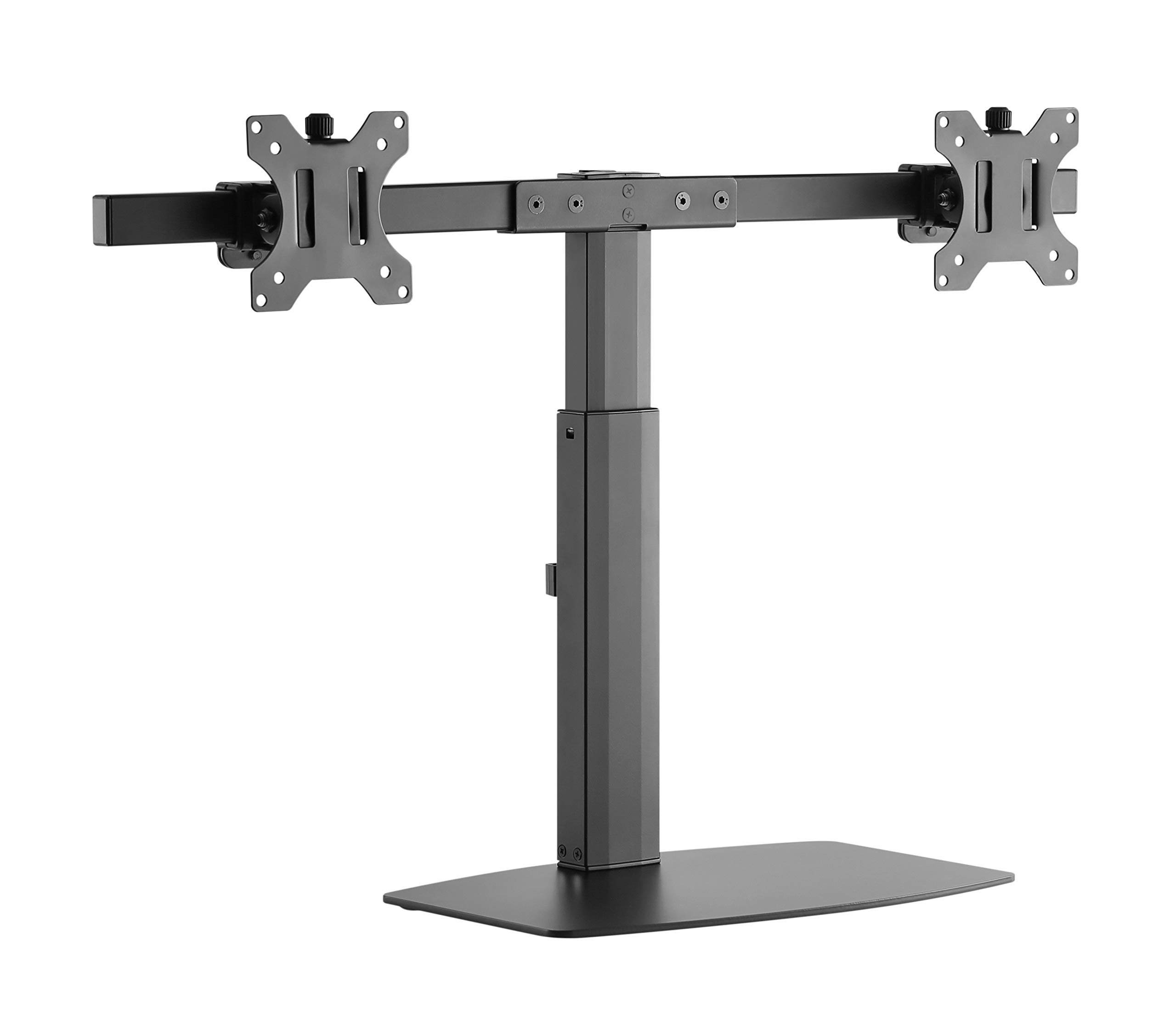 DUAL MONITOR DESK MOUNT - STAND HEIGHT ADJUSTABLE SUPPORT UP TO 28