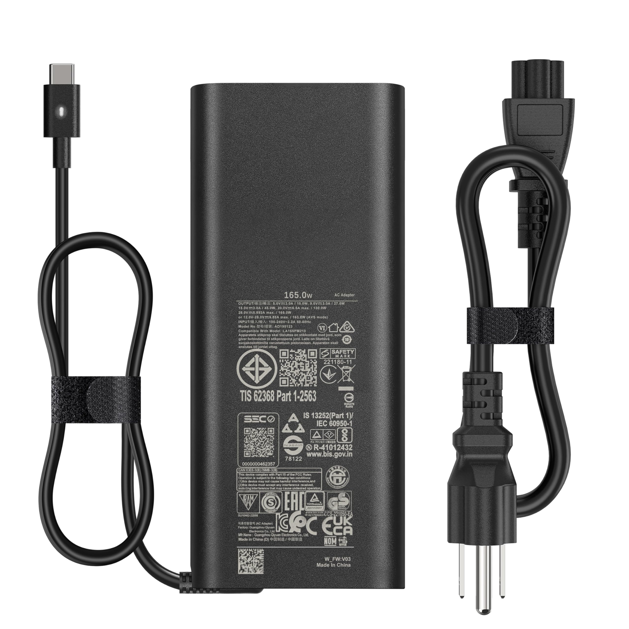 165W USB-C GAN AC ADAPTER