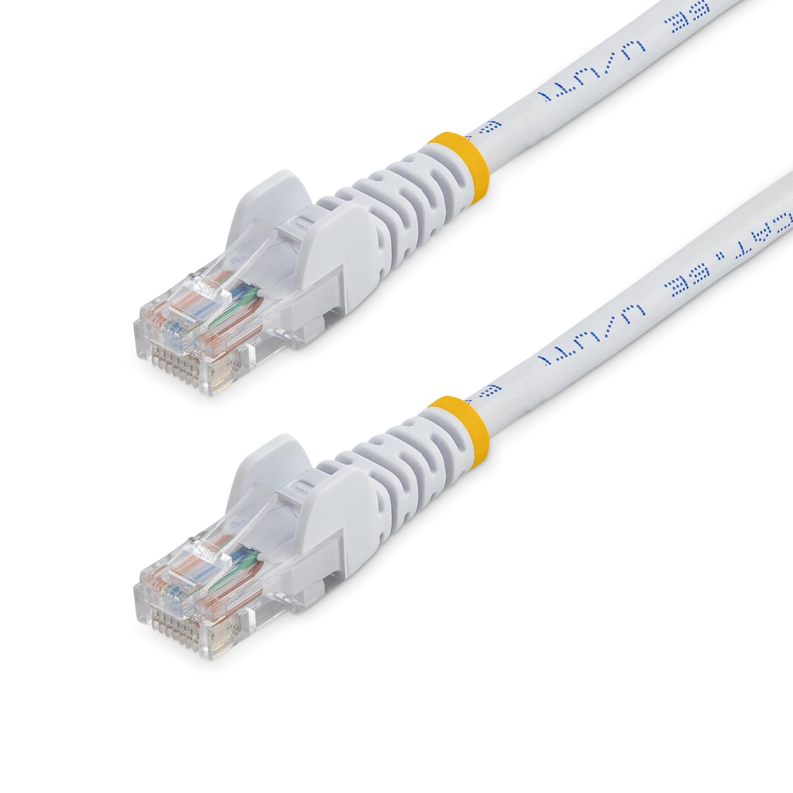 15FT WHITE CAT5E CABLE SNAGLESS ETHERNET CABLE GIGABIT LAN RJ45