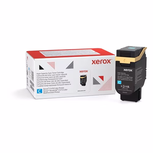 CYAN HIGH CAPACITY TONER        XEROX C410 USE  RETURN