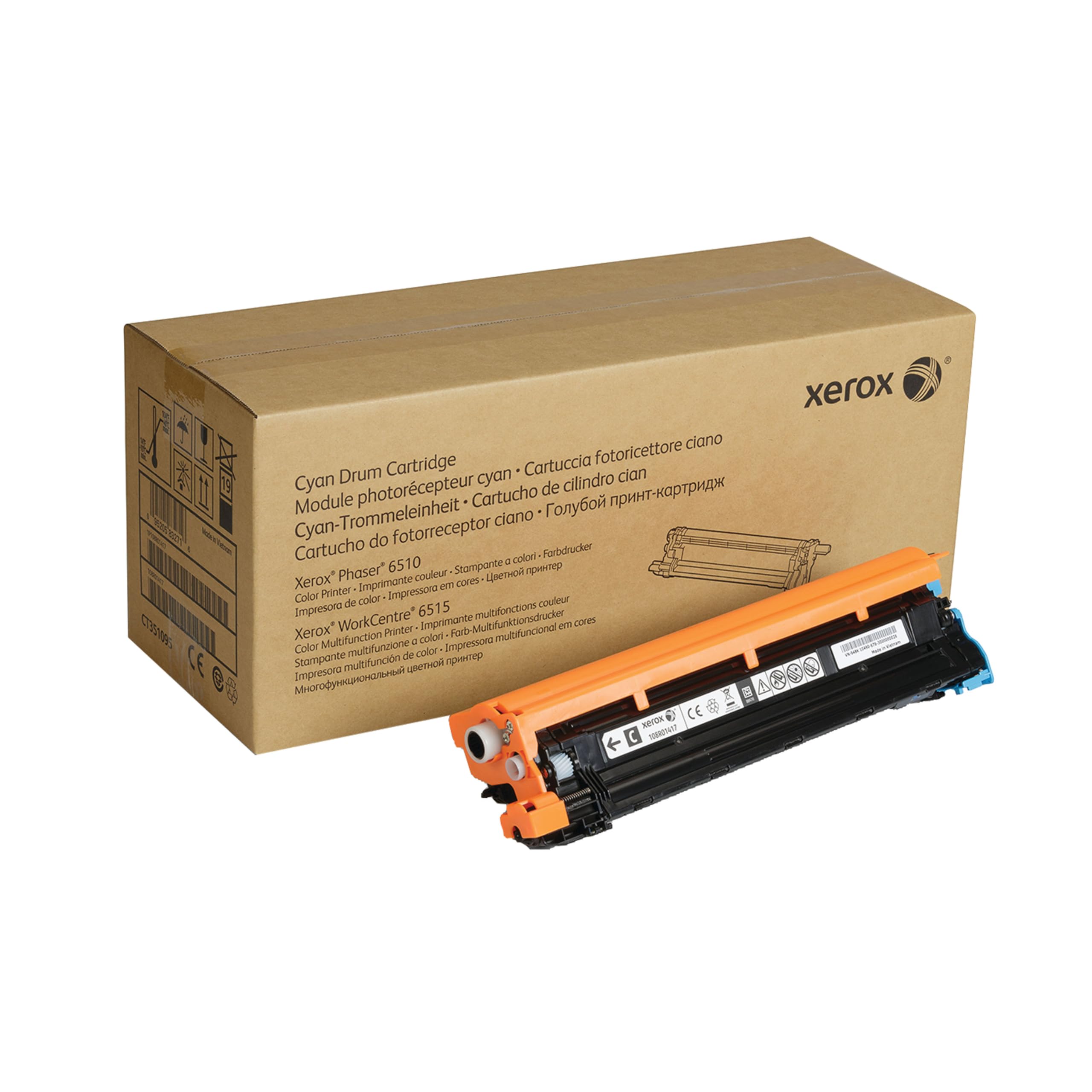 CYAN DRUM CARTRIDGE FOR PHASER 6510 / WORKCENTRE 6515, 48K PAGES