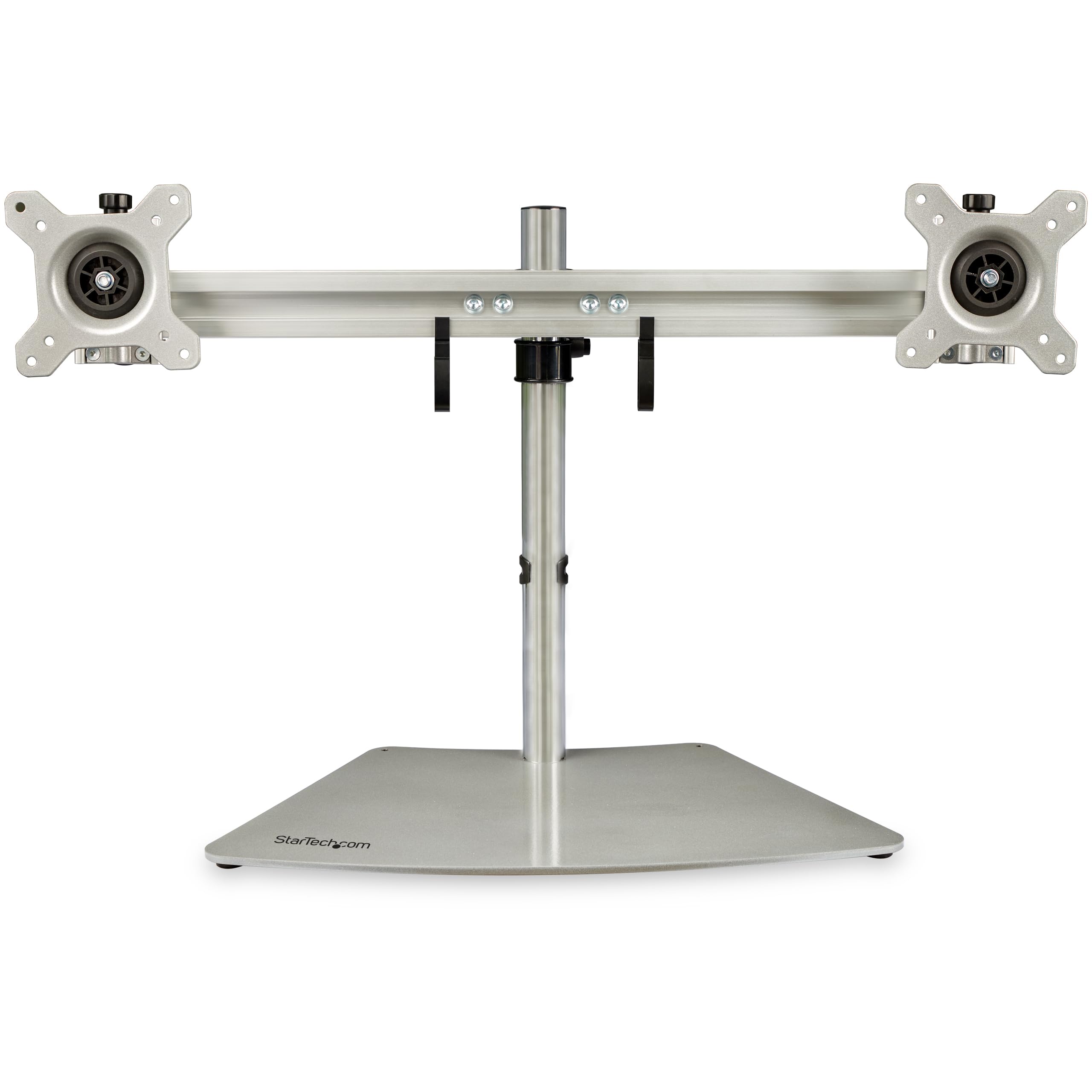 VESA 75X75/100X100MM FREE STANDING DUAL MONITOR STAND FOR DISPLAYS UP TO 24 (18L