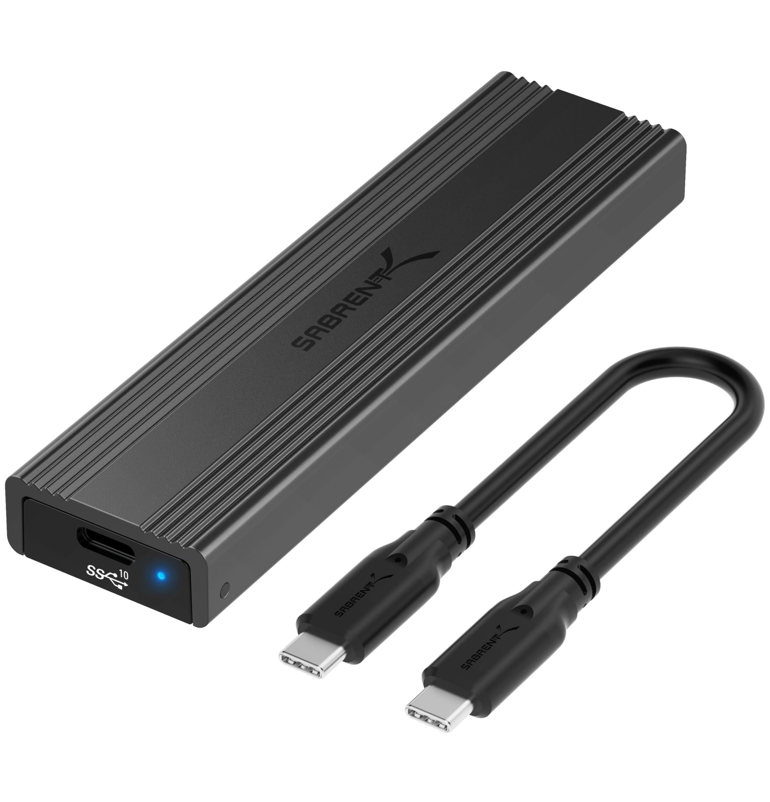 USB 3.2 TYPE-C TOOL-FREE ENCL   F/ M.2 PCIE NVME SATA SSD M.2 FF