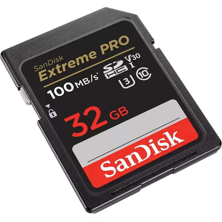 32GB EXTREME PRO SD 100/90MB/S  RW C10 UHS U3 V