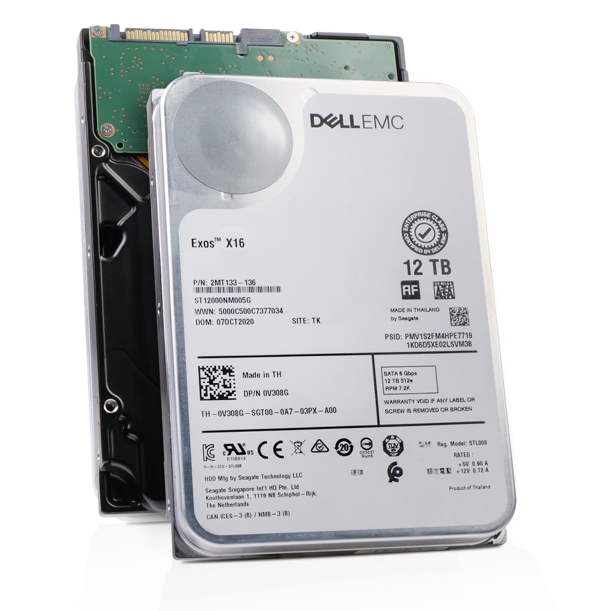SEAGATE 12TB 7.2K               ENTERPRISE 3.5IN 6G SED SATA HDD