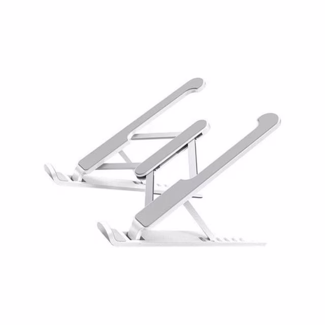ADJUSTABLE TRAVEL LAPTOP        STAND SILVER