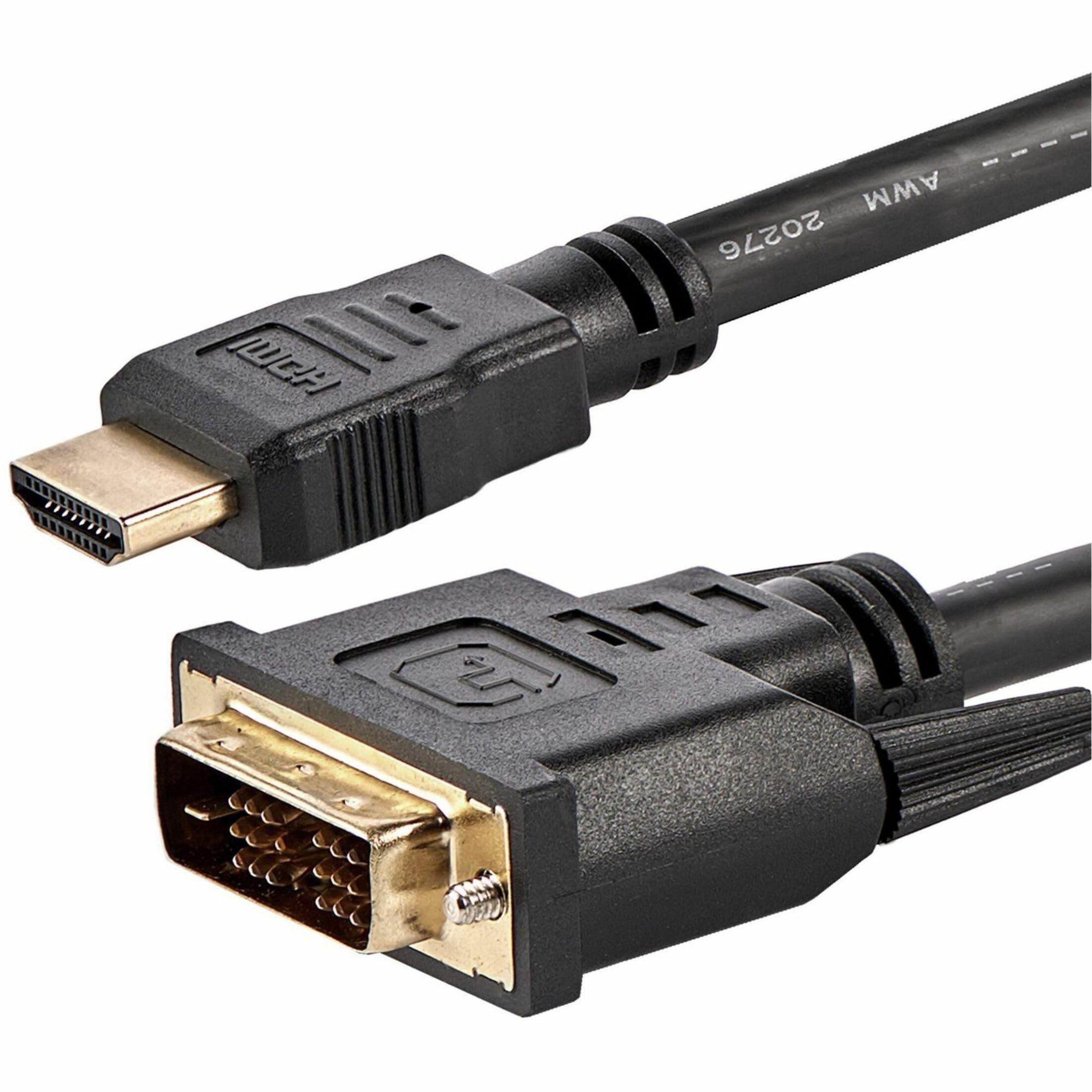 6FT HDMI TO DVI-D CABLE - M/M   A/V HDMI TO DVI-D ADAPTER CABLE