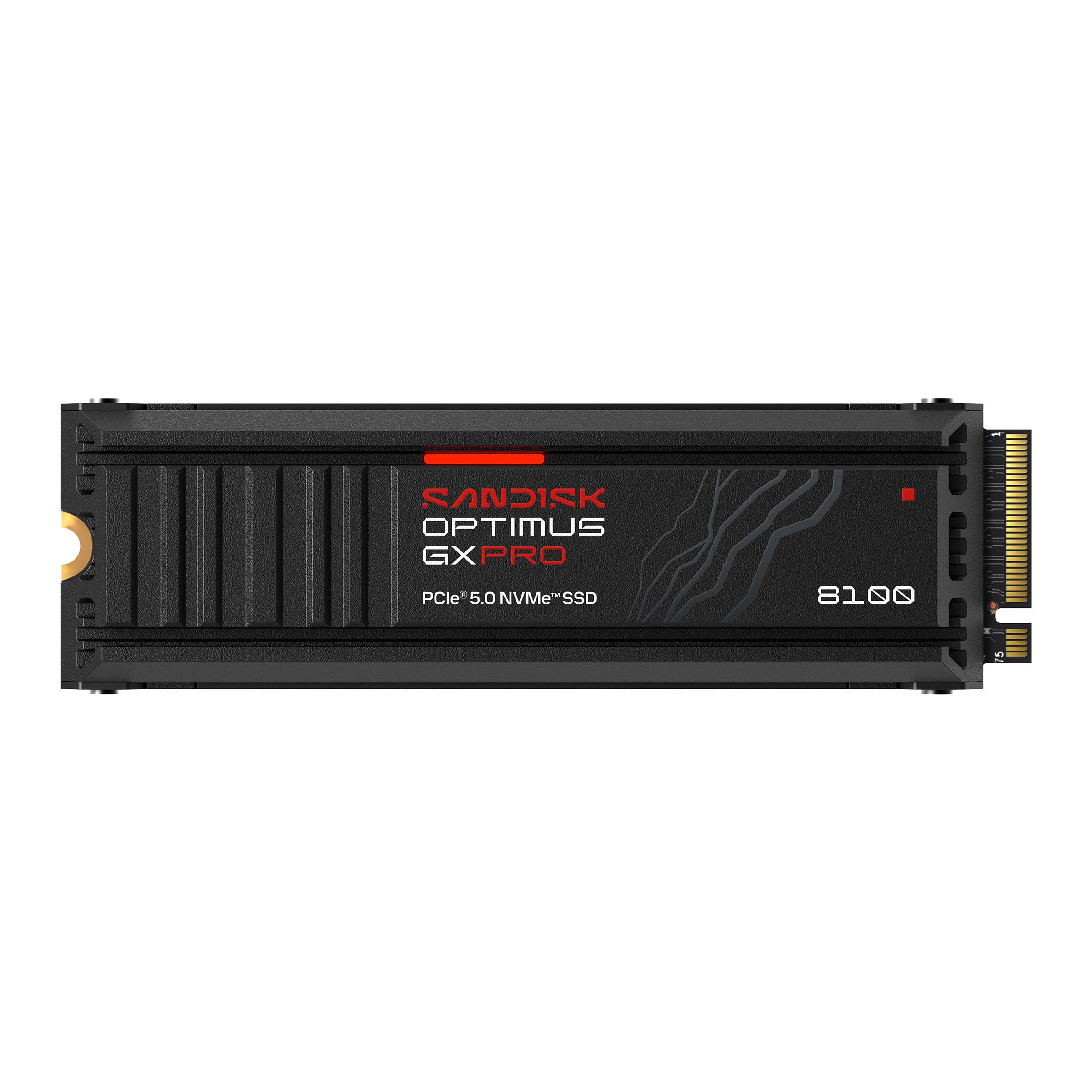 SANDISK OPTIMUS GX PRO 8100 PCIE 4000GB M2 - WITH HEATSINK
