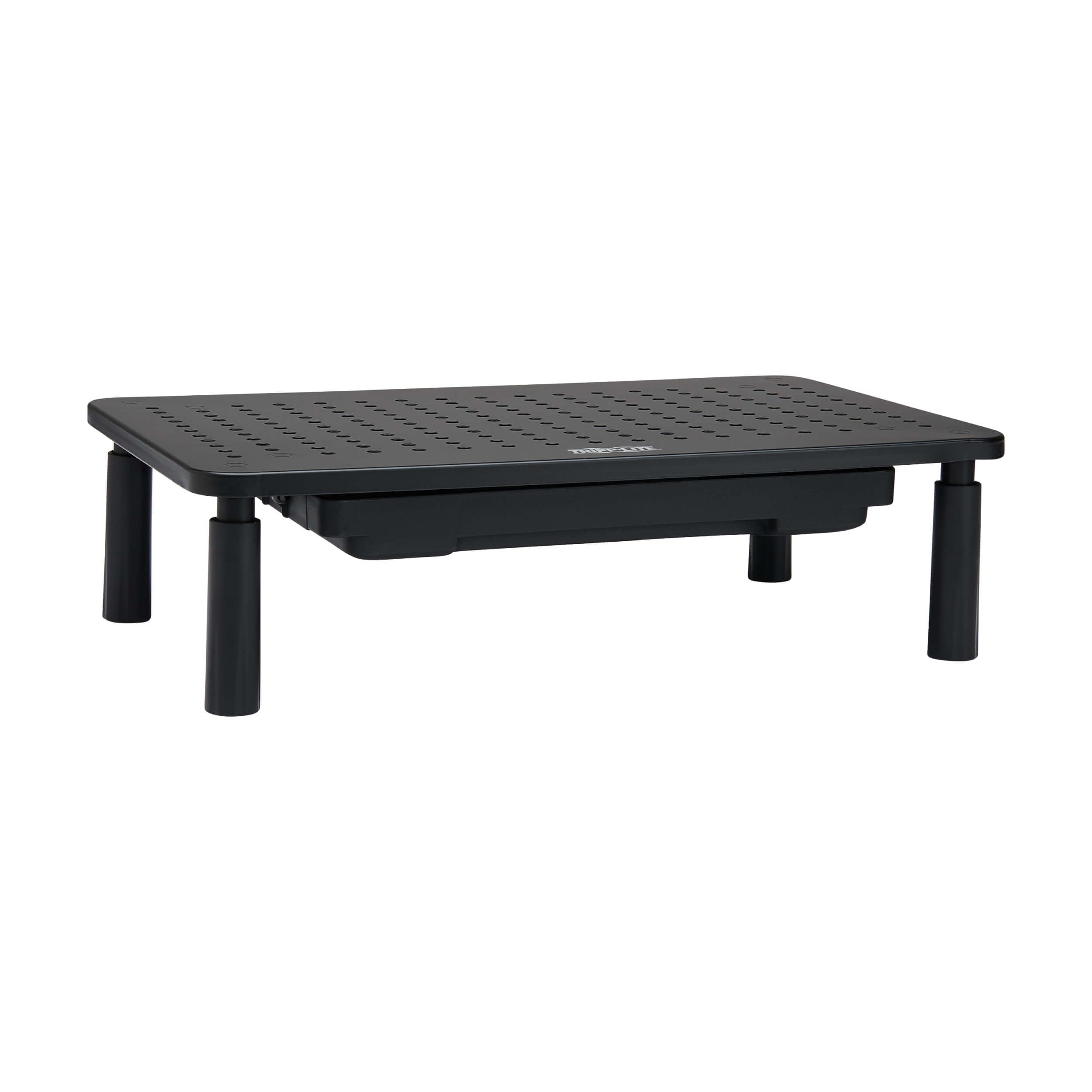 MONITOR RISER FOR DESK 15 X 9IN HEIGHT ADJUSTABLE METAL BLACK