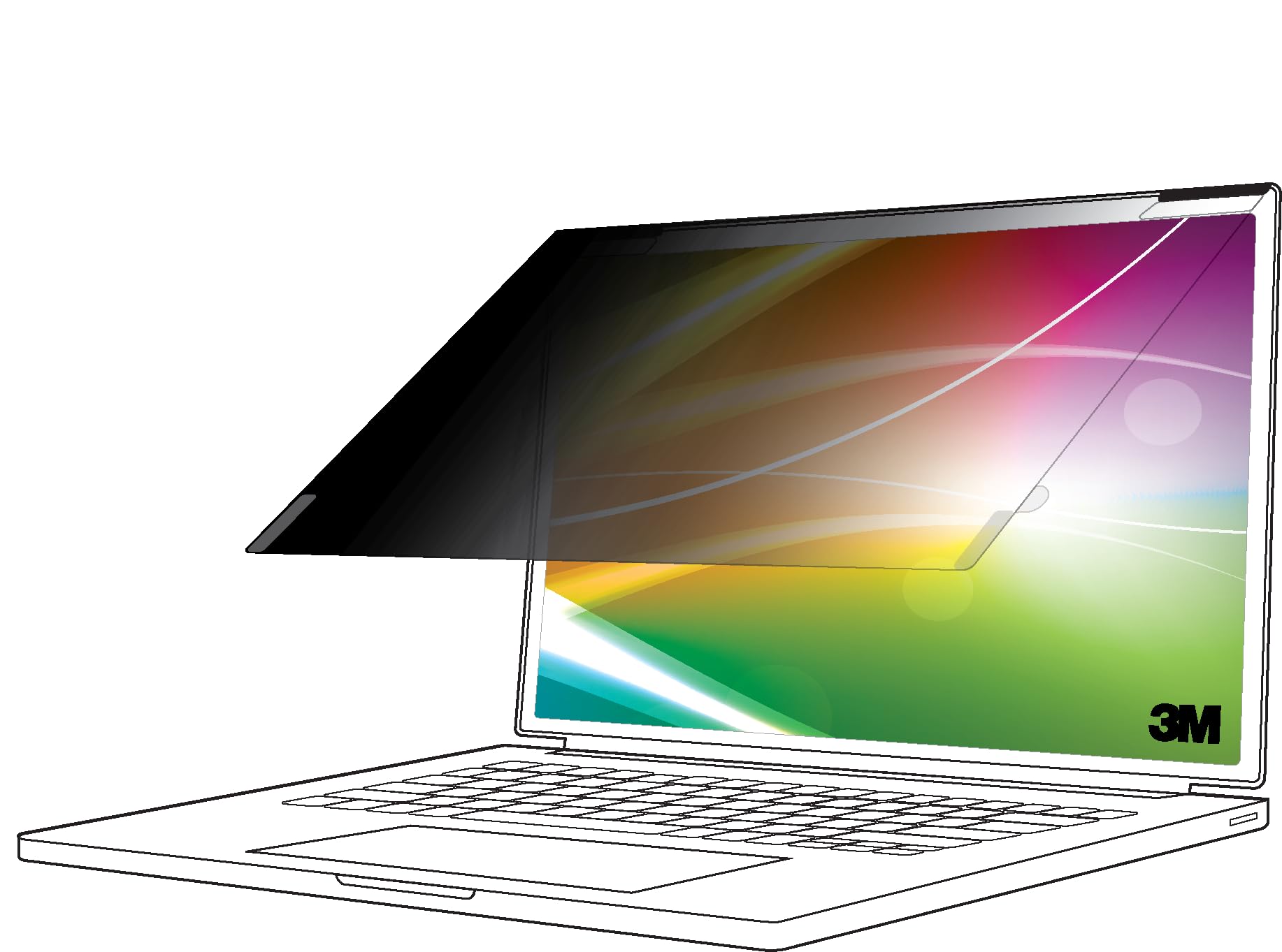 BRIGHT SCREEN PRIVACY FILTER    FOR MICROSOFT PRO 8 9 OR PRO X 13IN