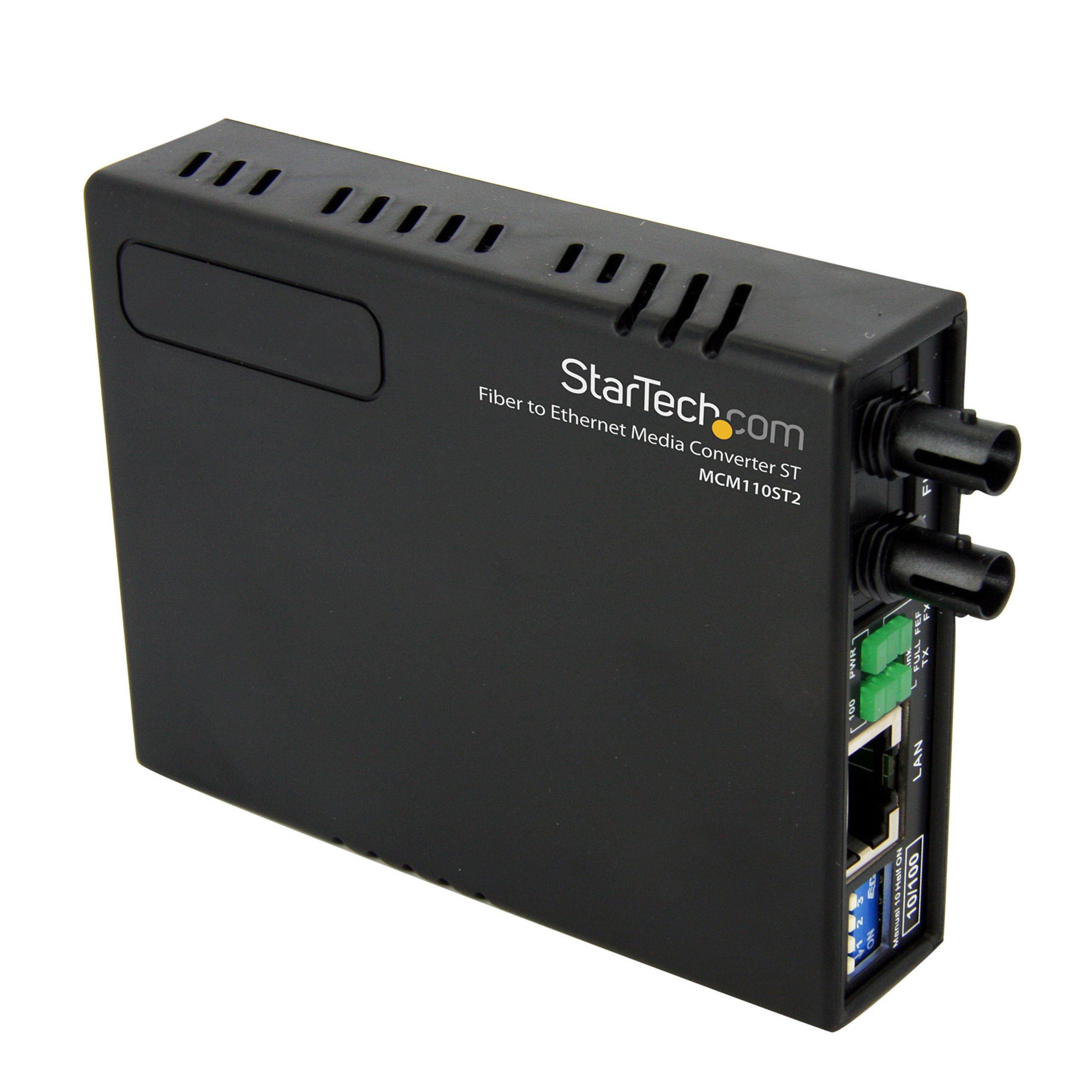 10/100 FIBER MEDIA CONVERTER ST FAST FIBER TO ETHERNET CONVERTER MM