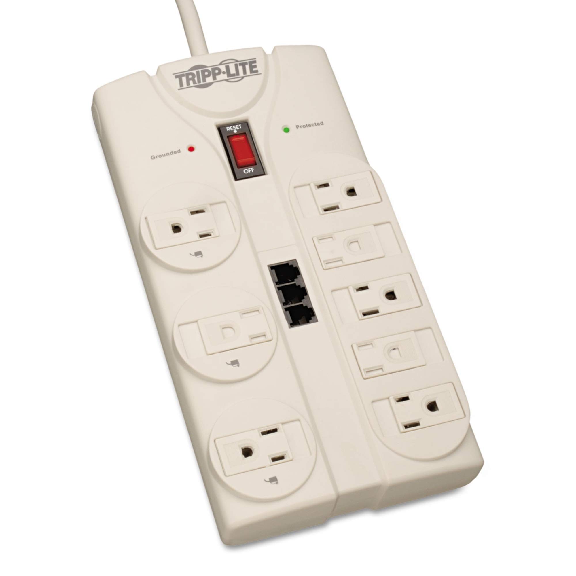 TLP808TEL 8OUT SURGE STRIP      8FT 2160 JOULES TEL/RJ11/F Y PWR