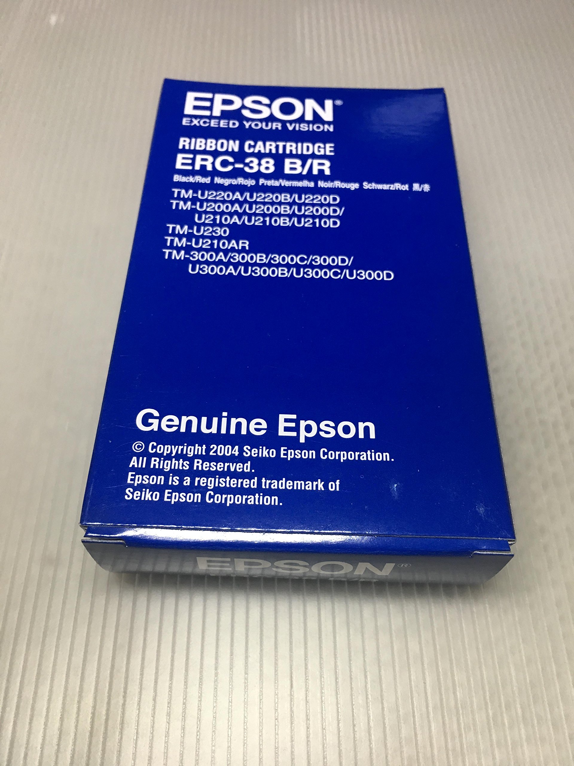 ERC-38BR RIBBON BLACK/RED       TM-U220/U210/U230/U325/U375/210AR