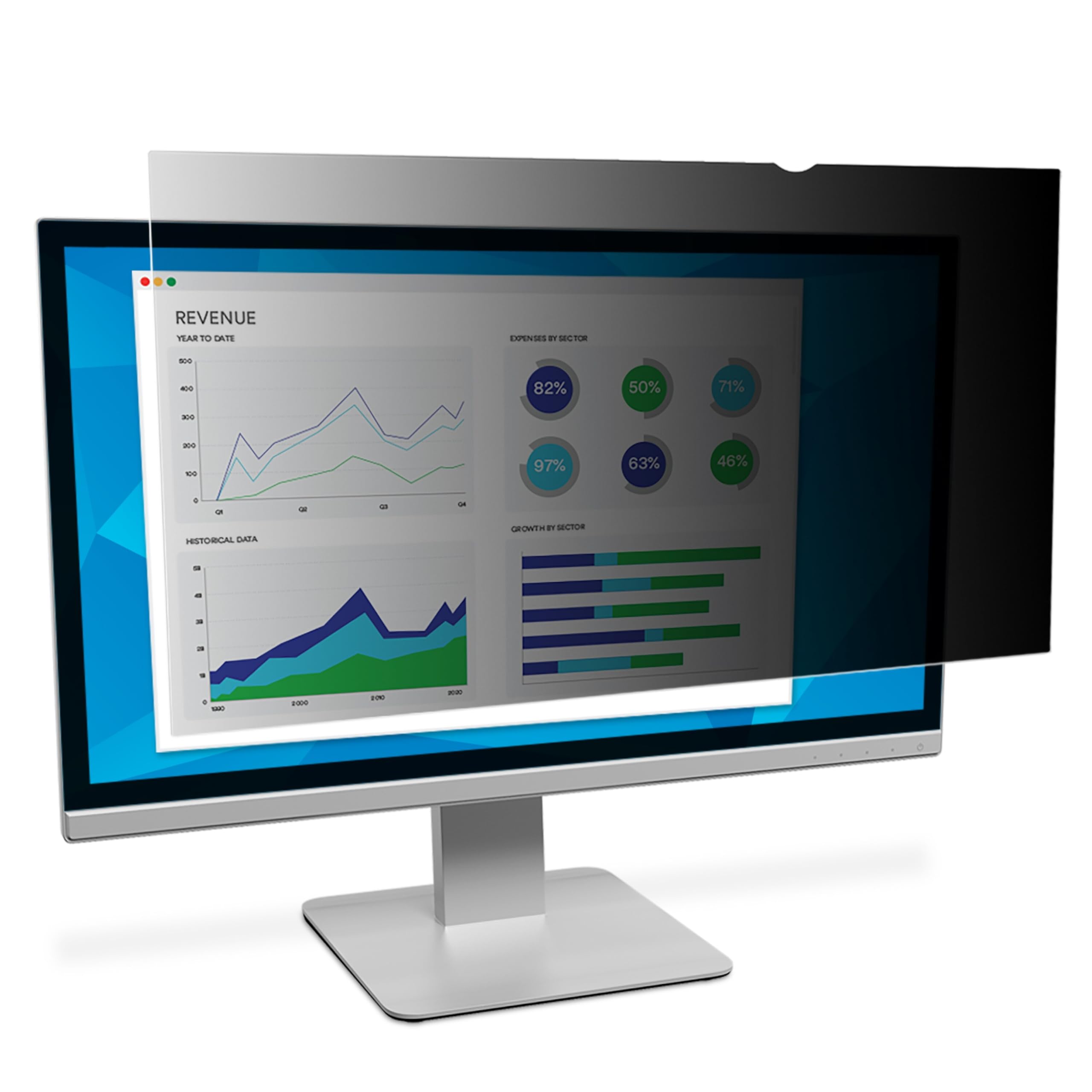 3MPRIVACY FILTER FOR 27FULL SCREEN MONITOR (16:9 ASPECT RATIO)