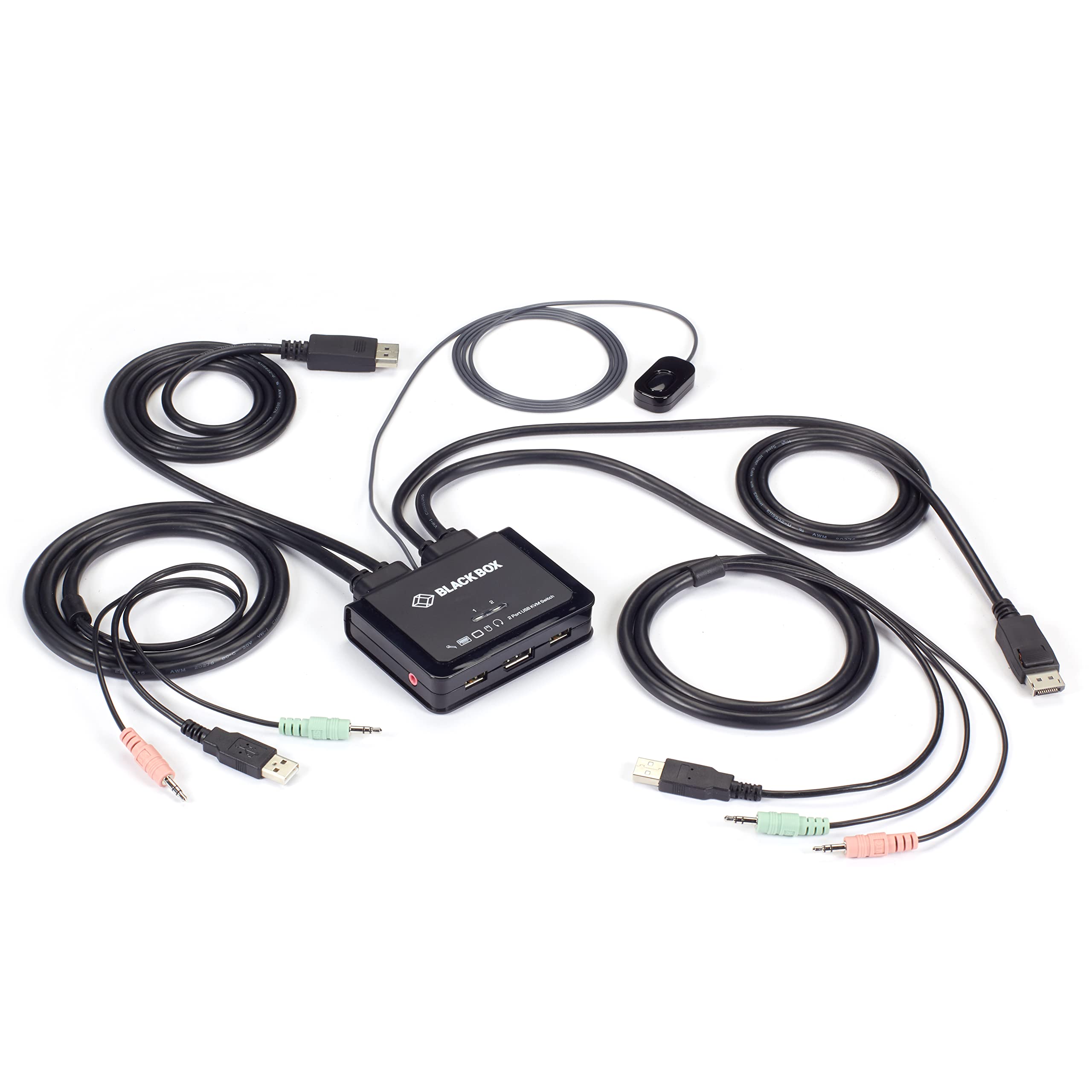 WITH DISPLAYPORT 1.2, THE KVM SWITCH SUPPORTS TODAYS DEMANDING RESOLUTIONS AT UP