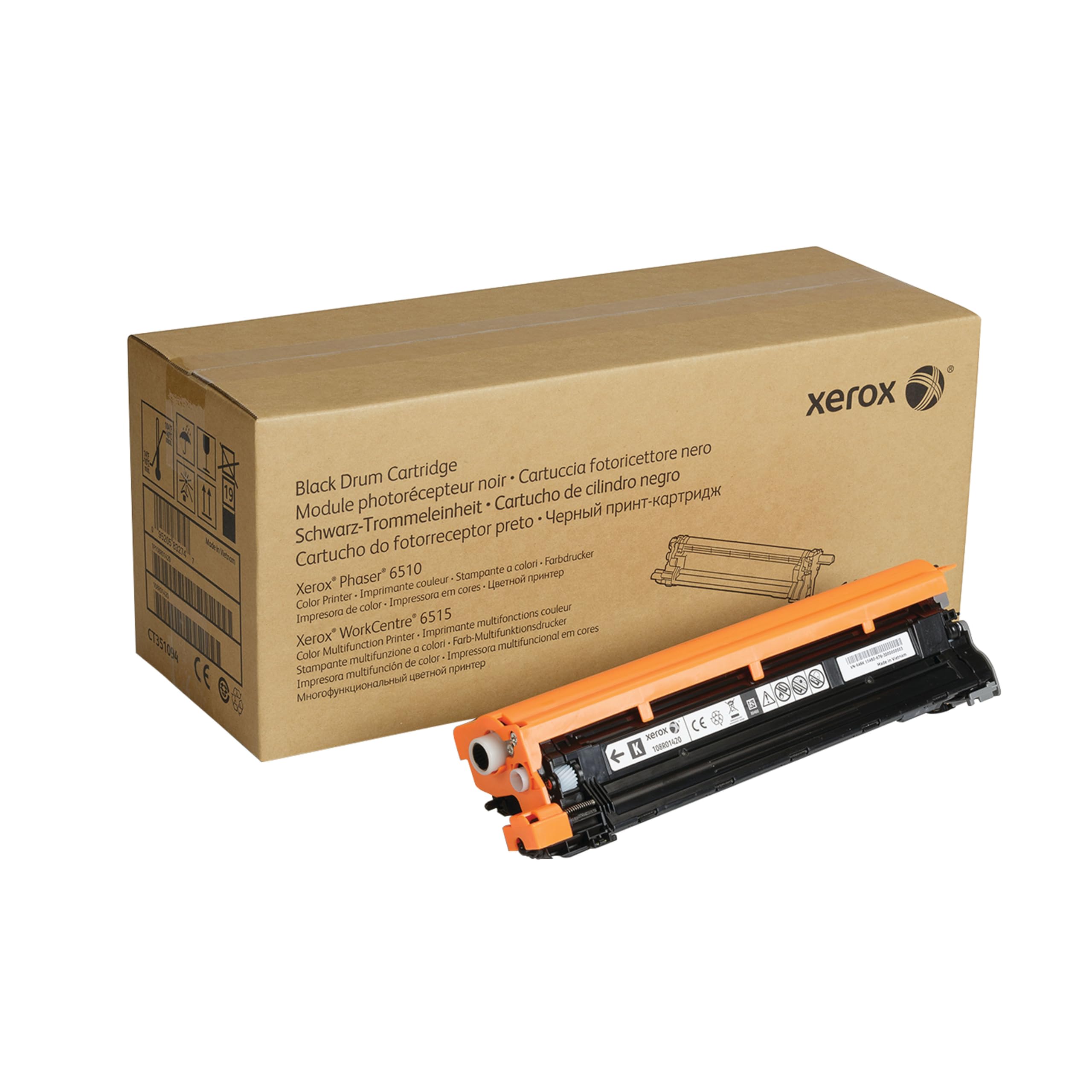 BLACK DRUM CARTRIDGE FOR PHASER 6510 / WORKCENTRE 6515, 48K PAGES