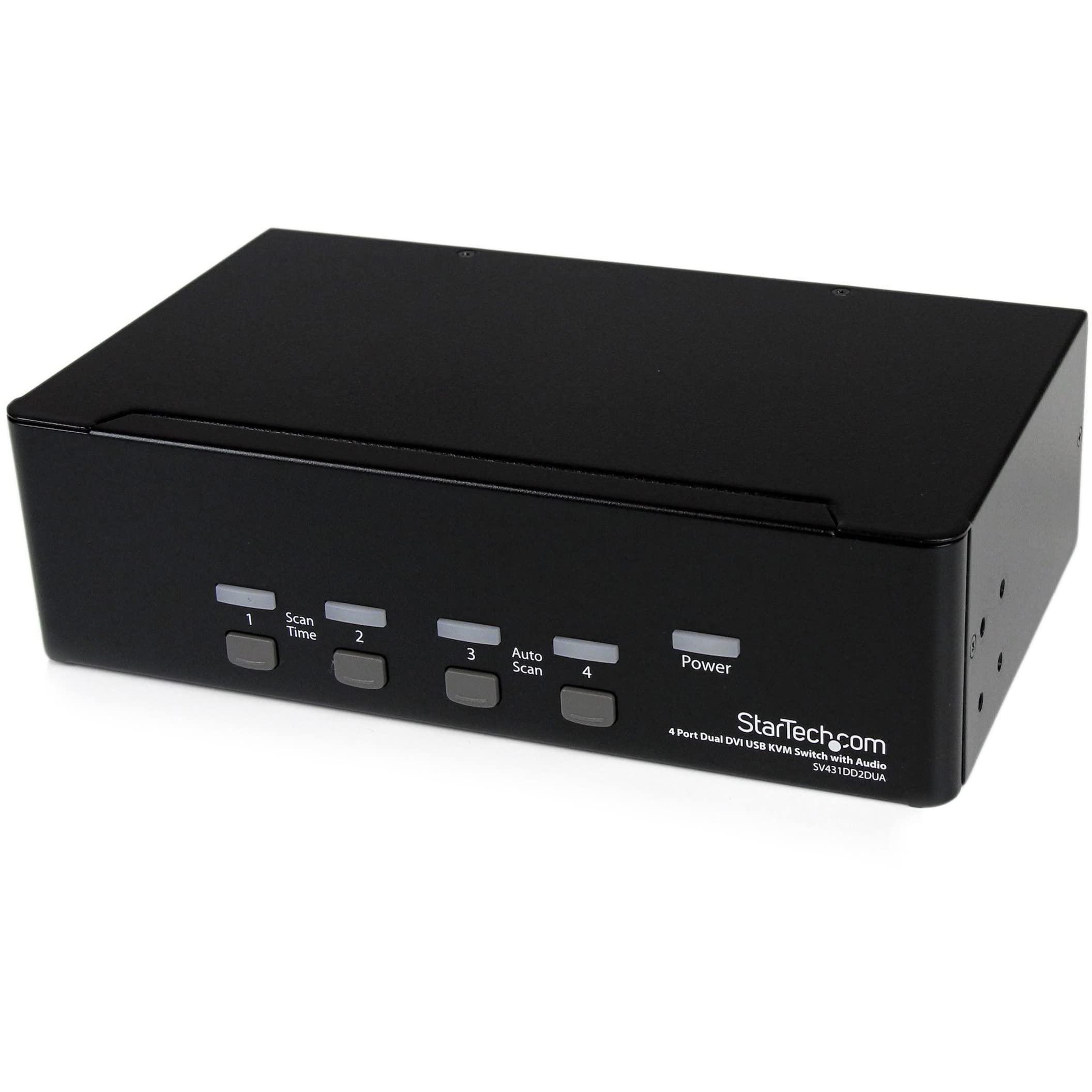 4 PORT DUAL DVI USB KVM SWITCH