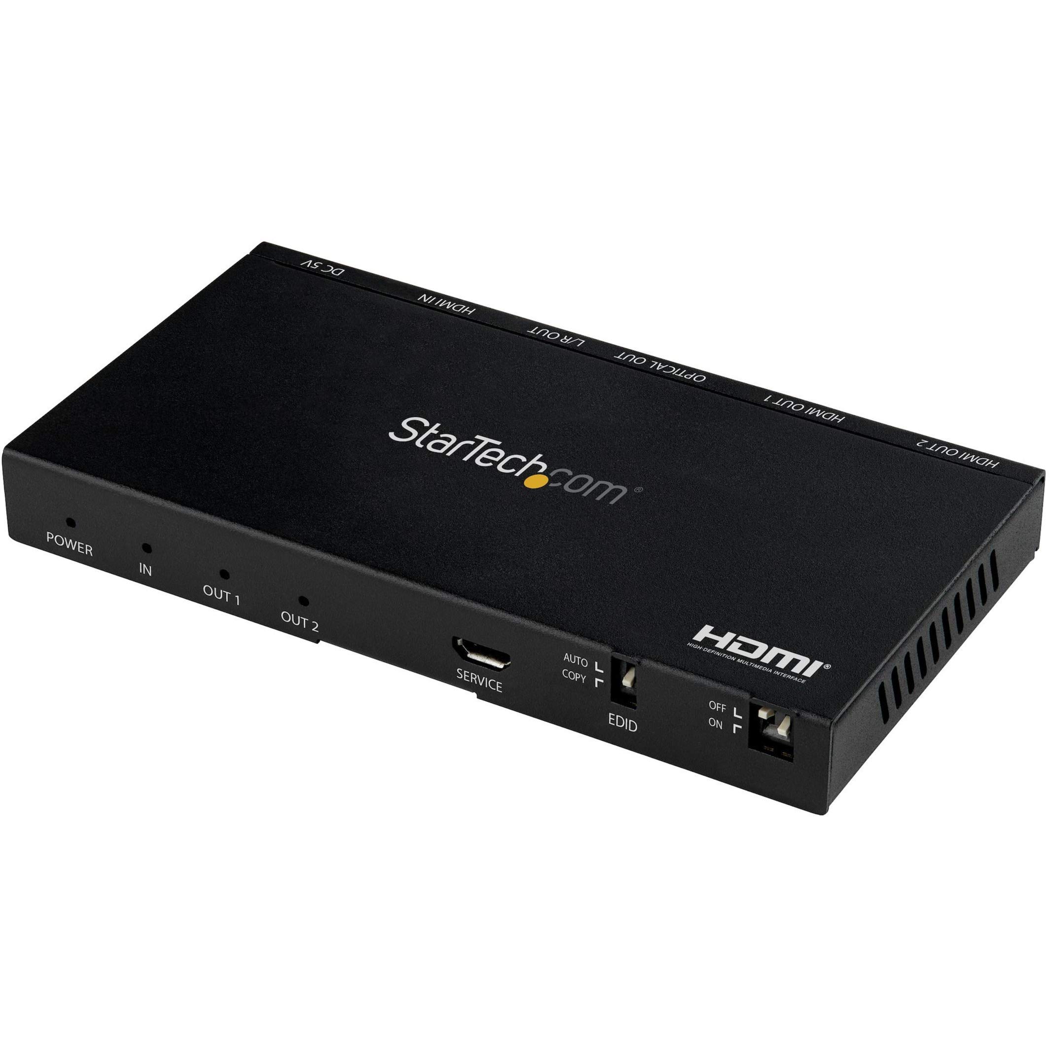 2-PORT HDMI SPLITTER (1X2) 4K W/ SCALER