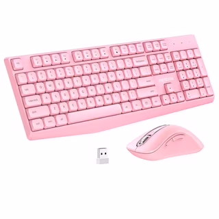 WIRELESS MOUSE/KEYBOARD COMBO   USB RECEIVER FULL SIZE KEYBOARD