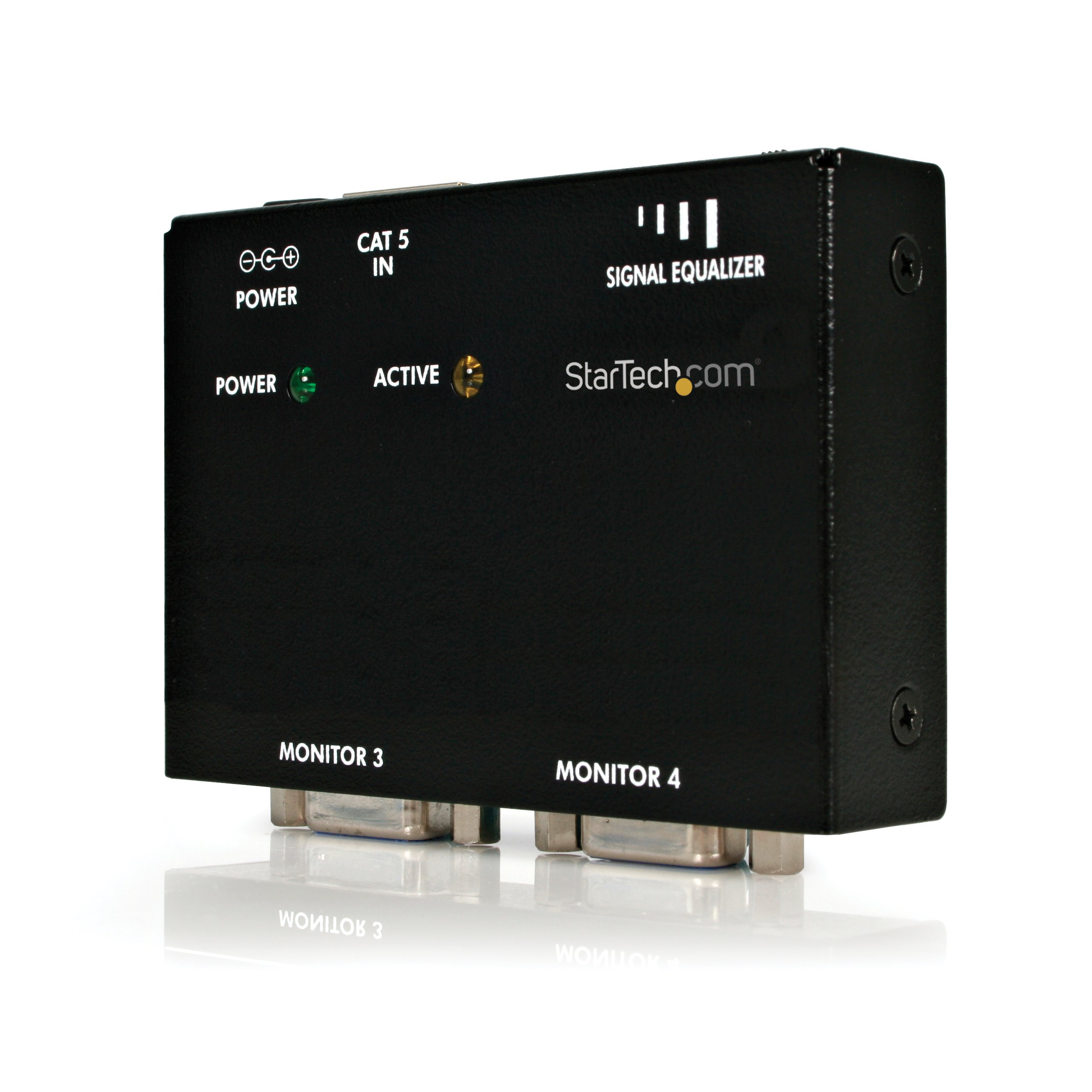EXTEND AND DISTRIBUTE A VGA SIGNAL TO UP TO 4 DISPLAYS OVER CAT5 CABLE - VGA REC