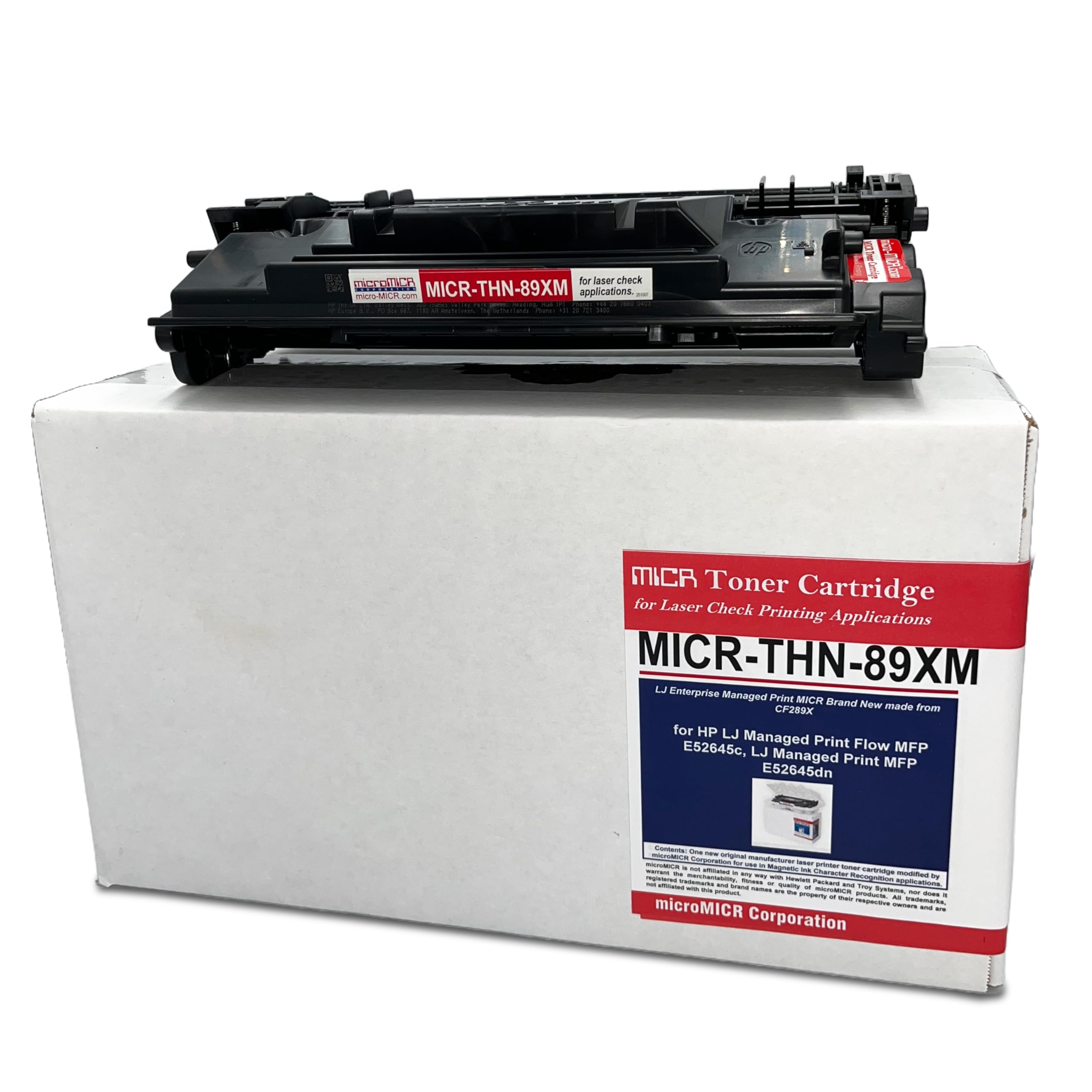 MICROMICR MICR HP CF289X HIGH QUALITY NEW BUILD TONER CARTRISGE M507 M528 ESTIMA