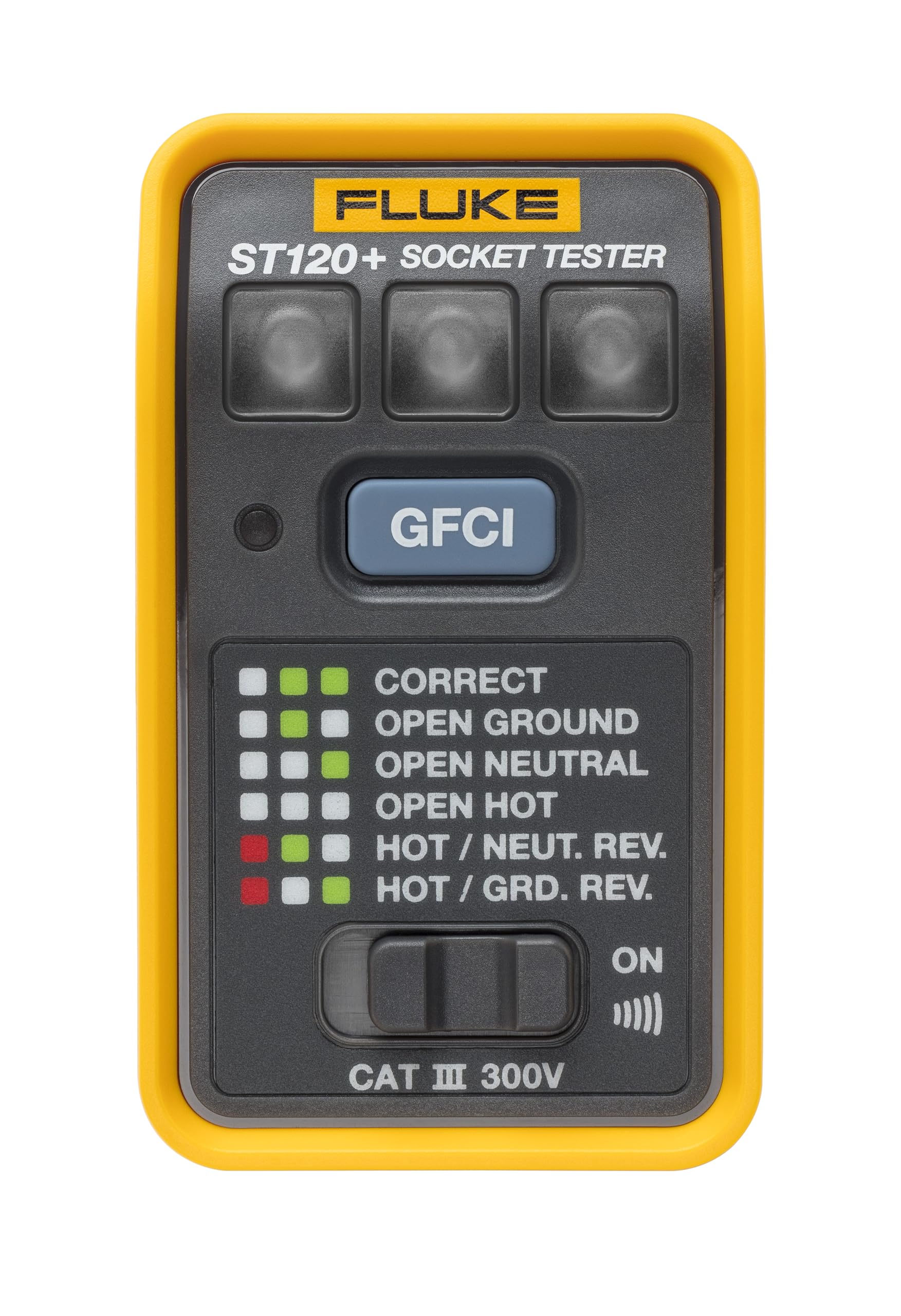 SOCKET TESTER WITH GFCI AND     BEEPER
