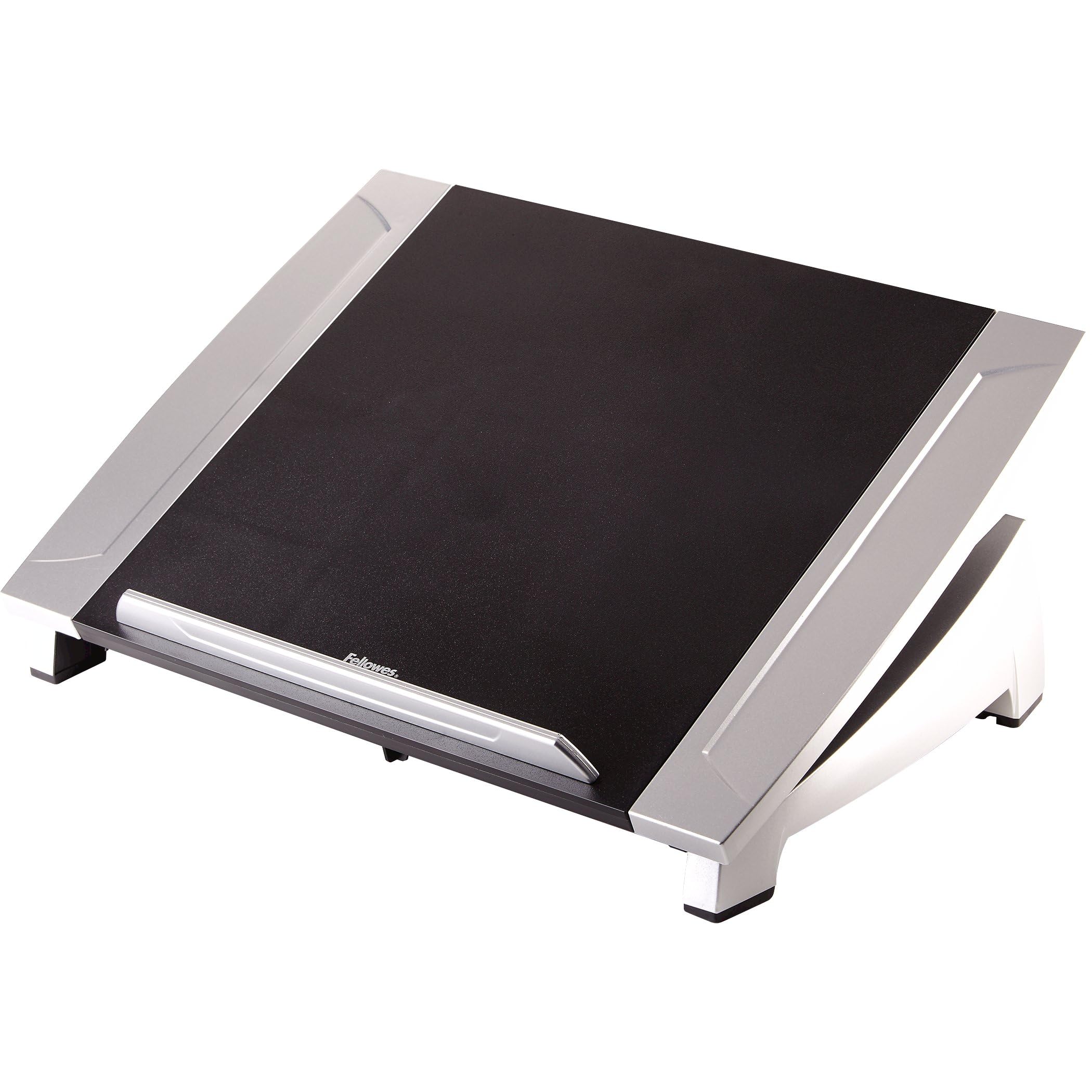 OFFICE SUITES LAPTOP RISER      ADJUSTABLE ANGLE SILVER/BLACK