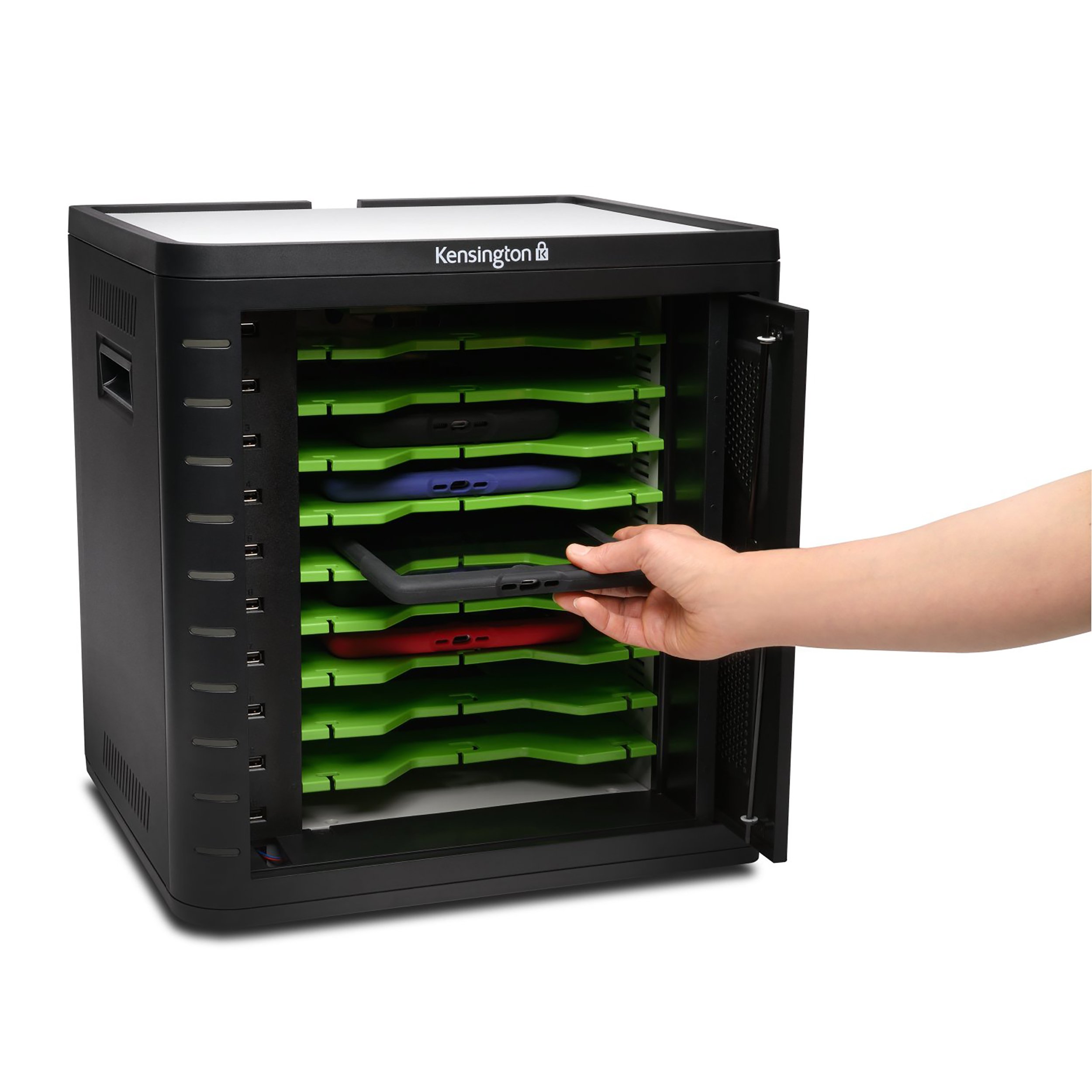 CHARGE & SYNC CABINET, UNIVERSAL TABLET   BLACK